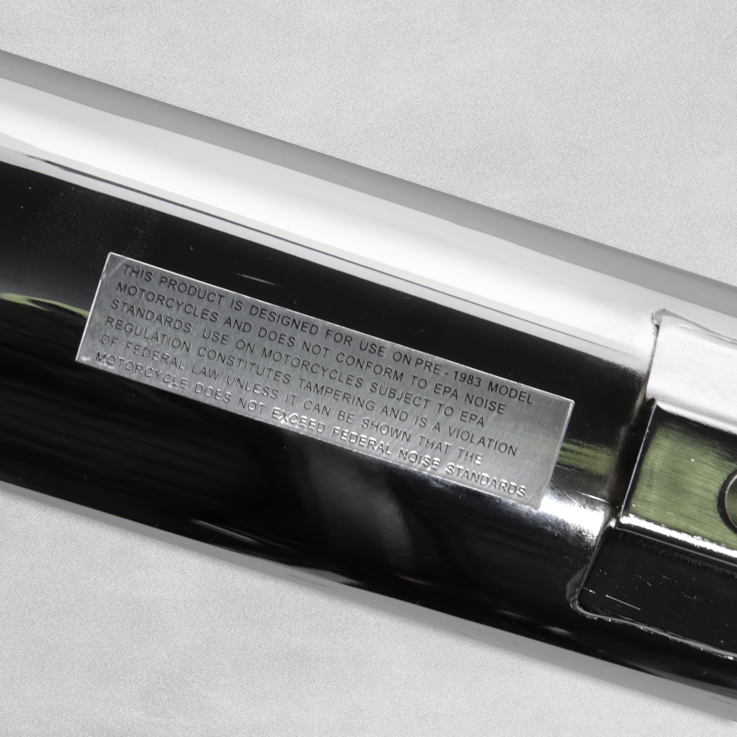 Emgo Replica Dunstall Wide Outlet End Long Muffler - 27 1/4"