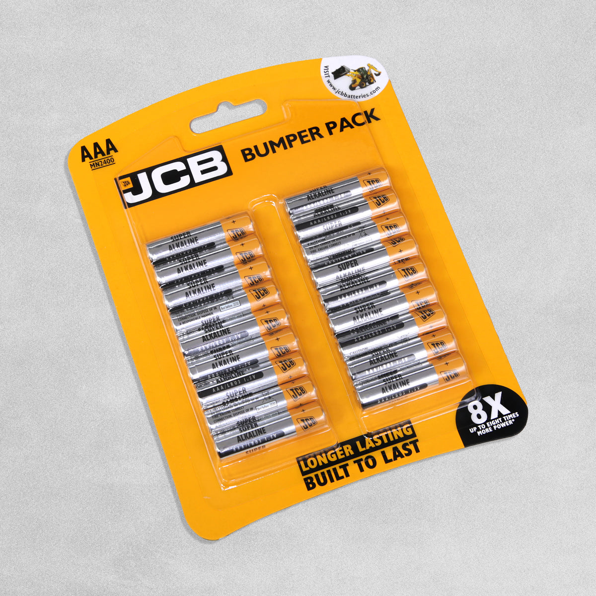 JCB Ultra Alkaline AAA - 18 Pack