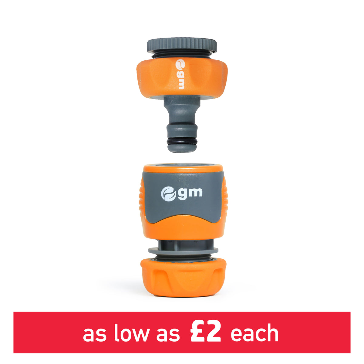 2 in 1 Tap Adaptor with 12mm Hose Connector