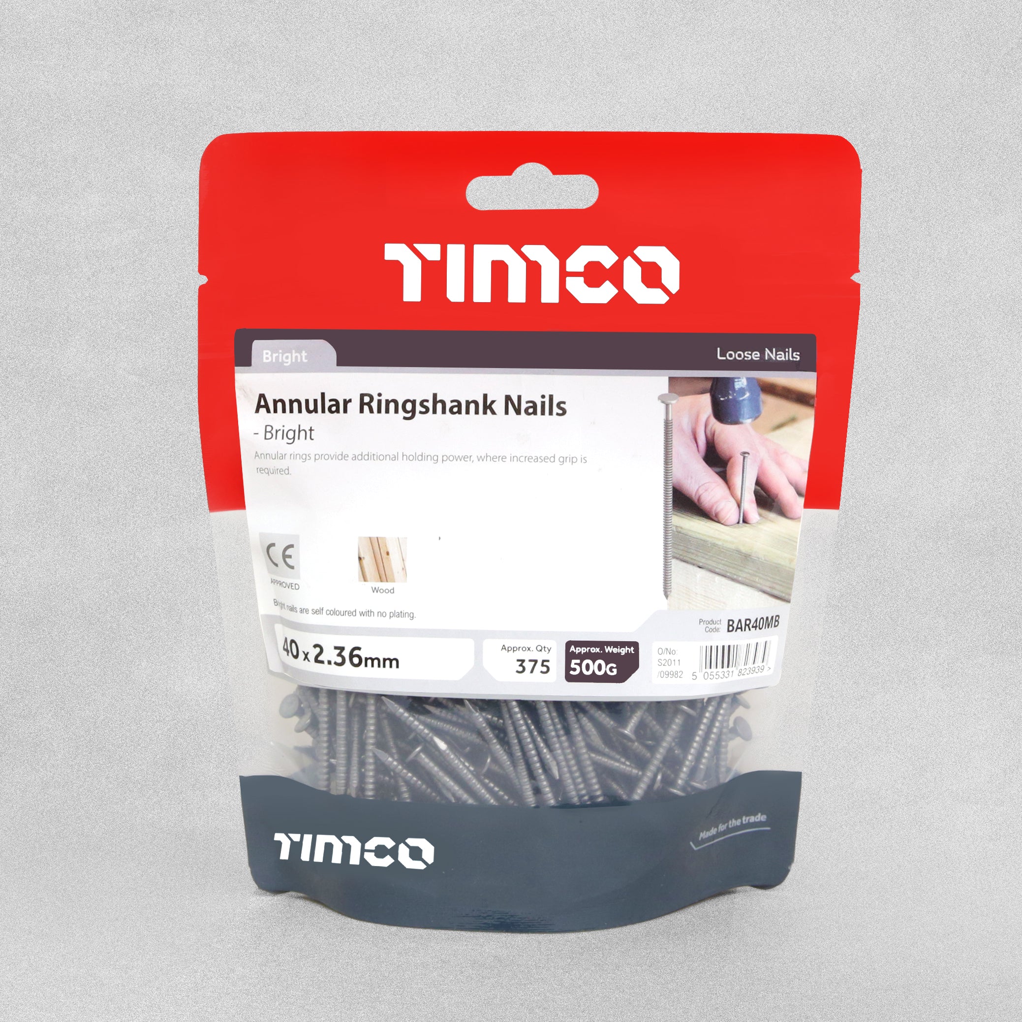 Timco Bright Annular Ringshank Nails