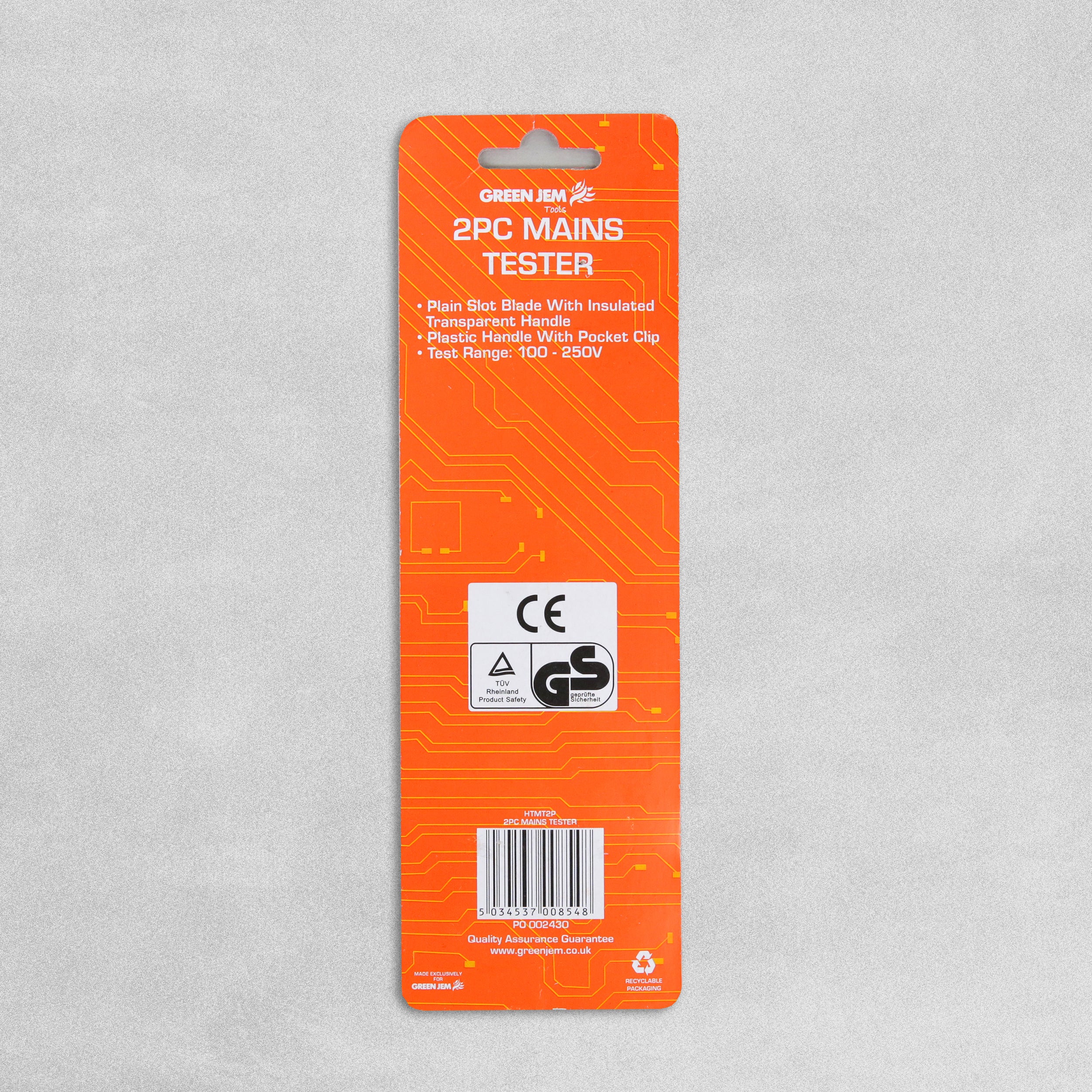 Green Jem Mains Tester - 2pcs