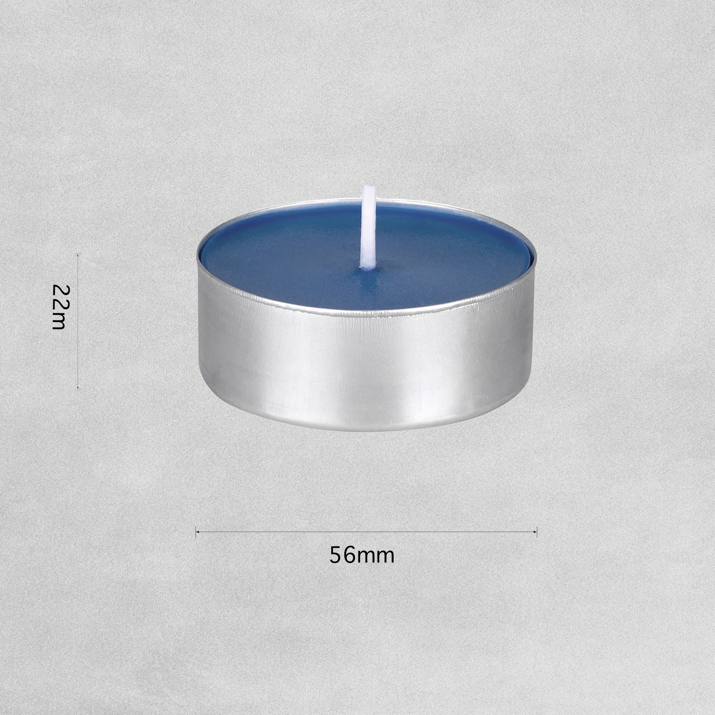 Oversized Unscented Tealights - Random Colour - 6pcs