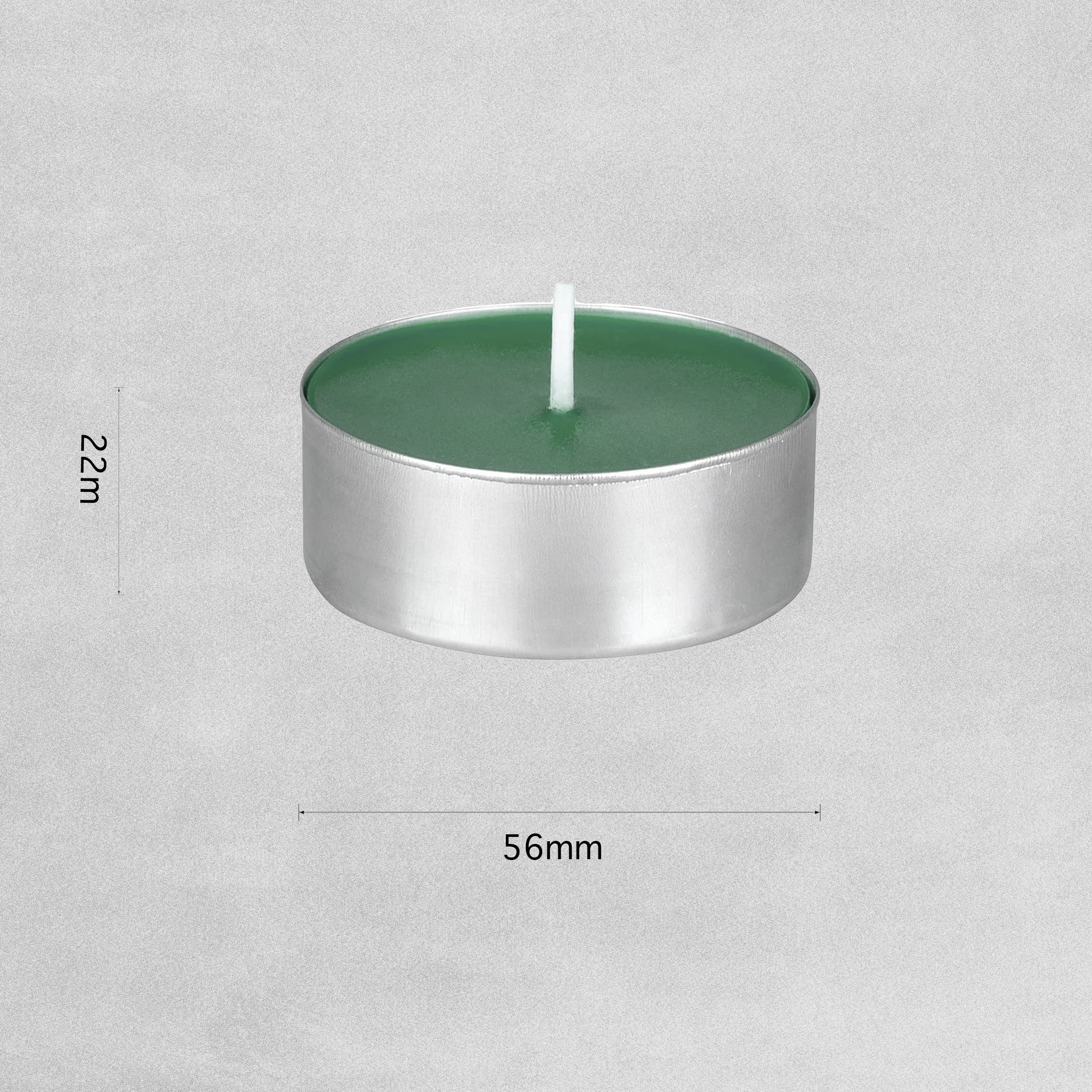 Oversized Unscented Tealights - Random Colour - 6pcs