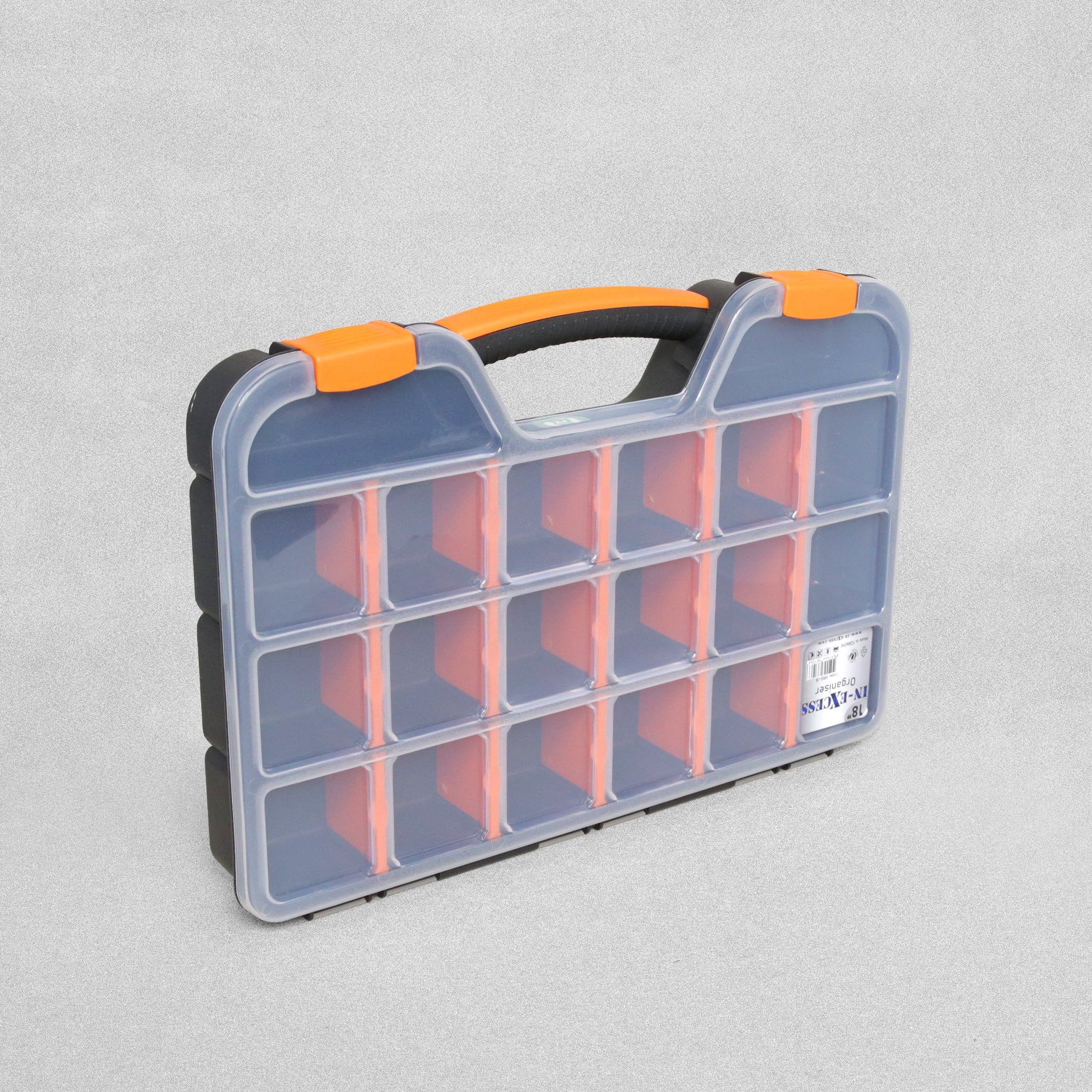 In-Excess Adjustable Toolbox & Organiser Storage Box - 18"