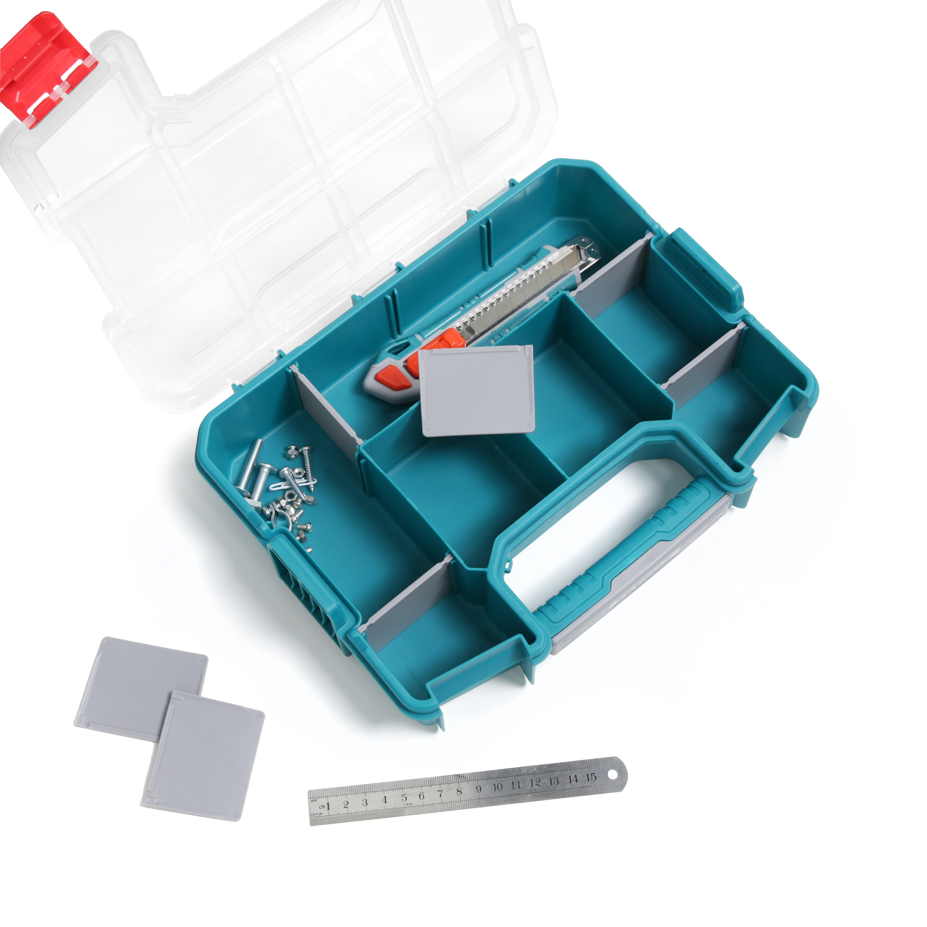 Total Tools Plastic Organiser Tray with Handle 305x230x65mm - TPBX1121