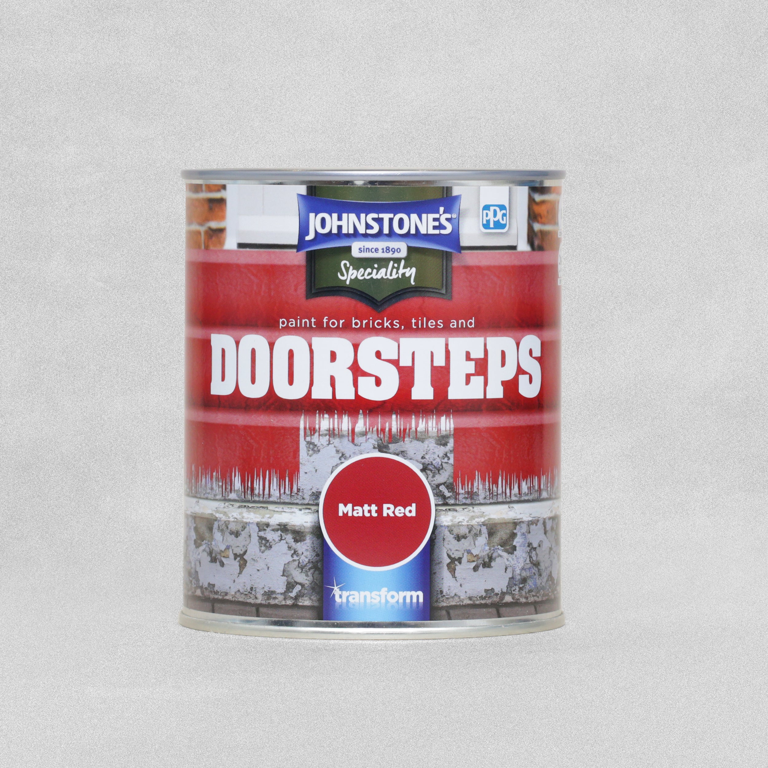 Johnstone's Speciality Paint for Bricks, Tiles & Doorsteps Matt Red - 750ml