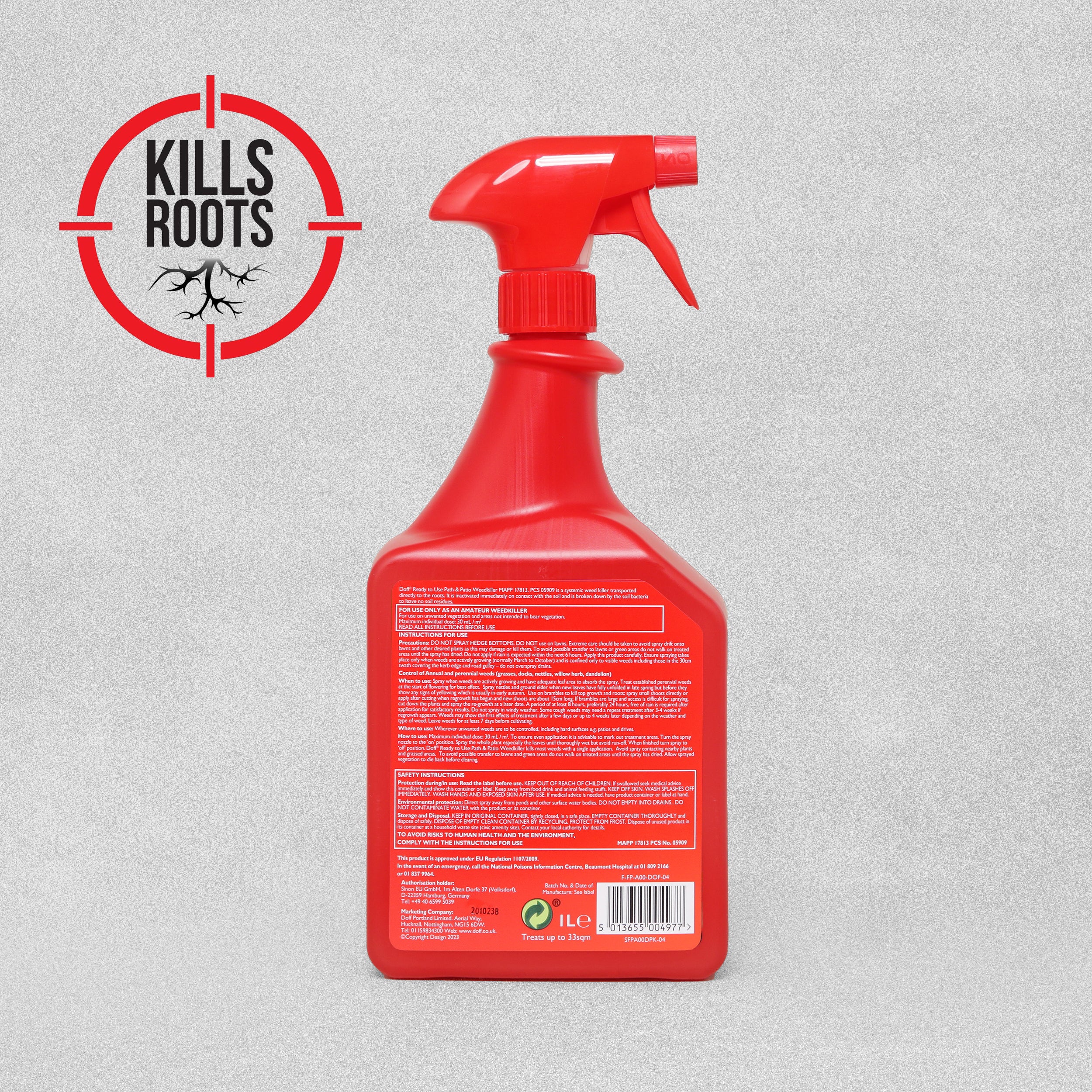 Doff Path & Patio Weed Killer - 1L