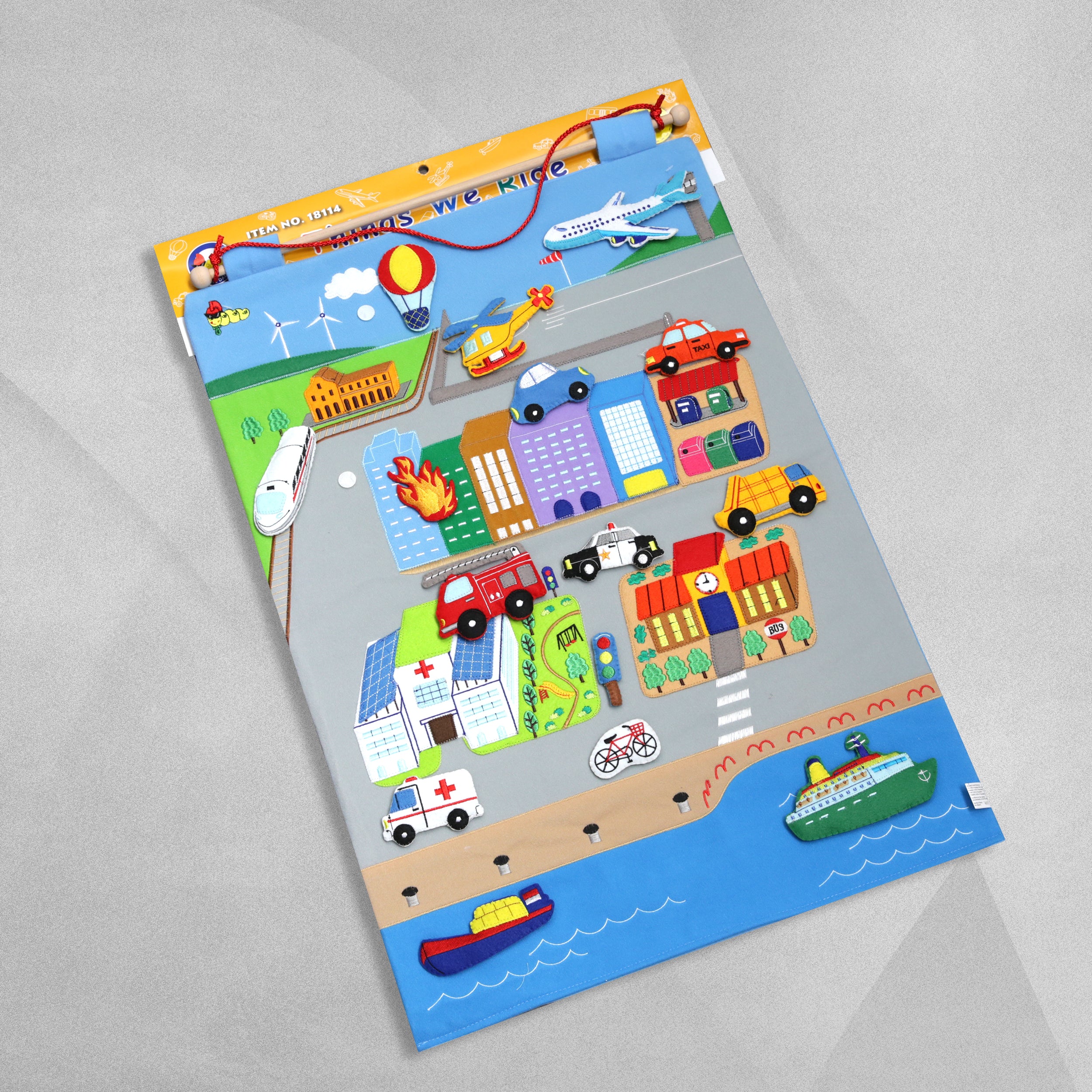 'Things We Ride' Wall Hanging - Learn German