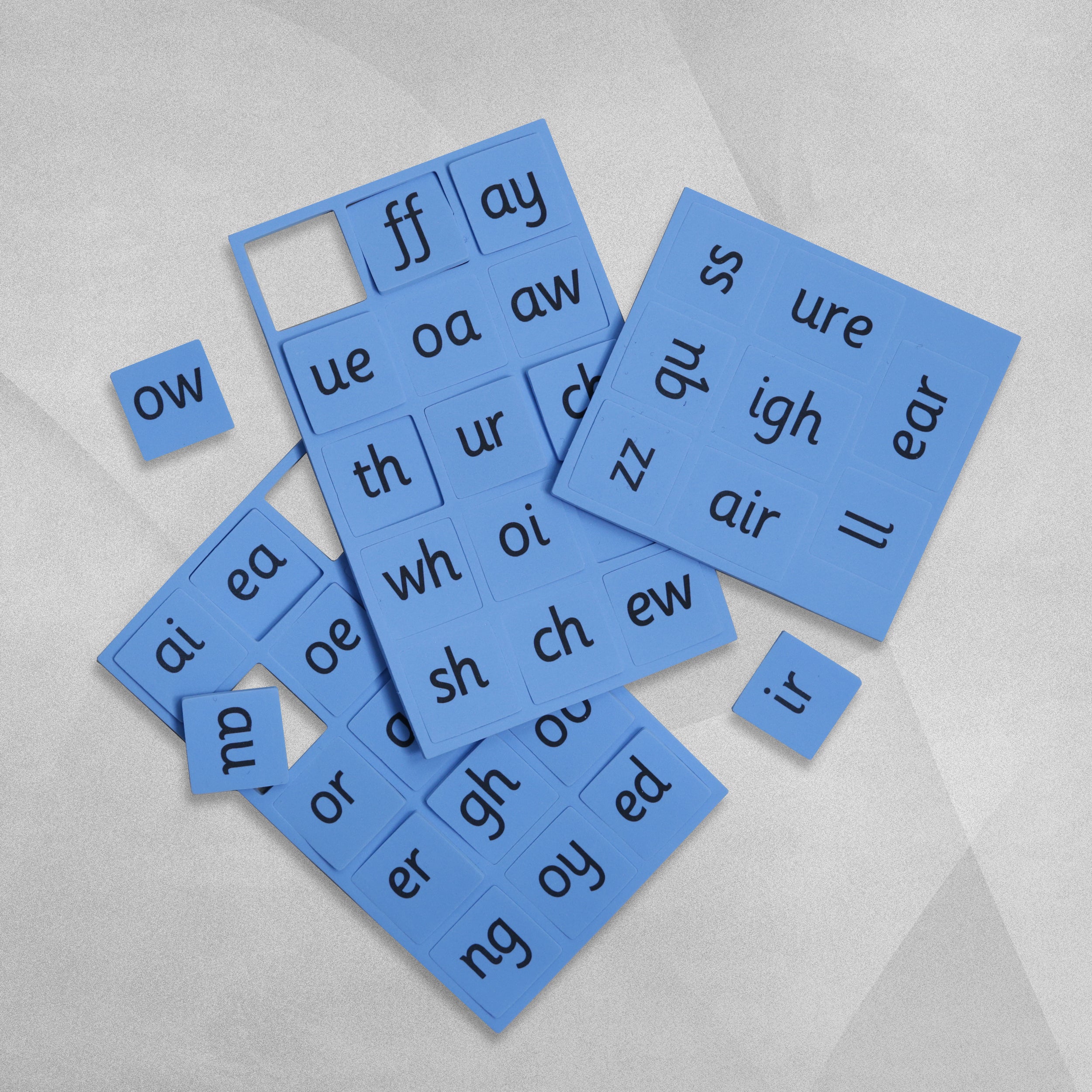 Foam Phonics Letters Packs with velcro reverse