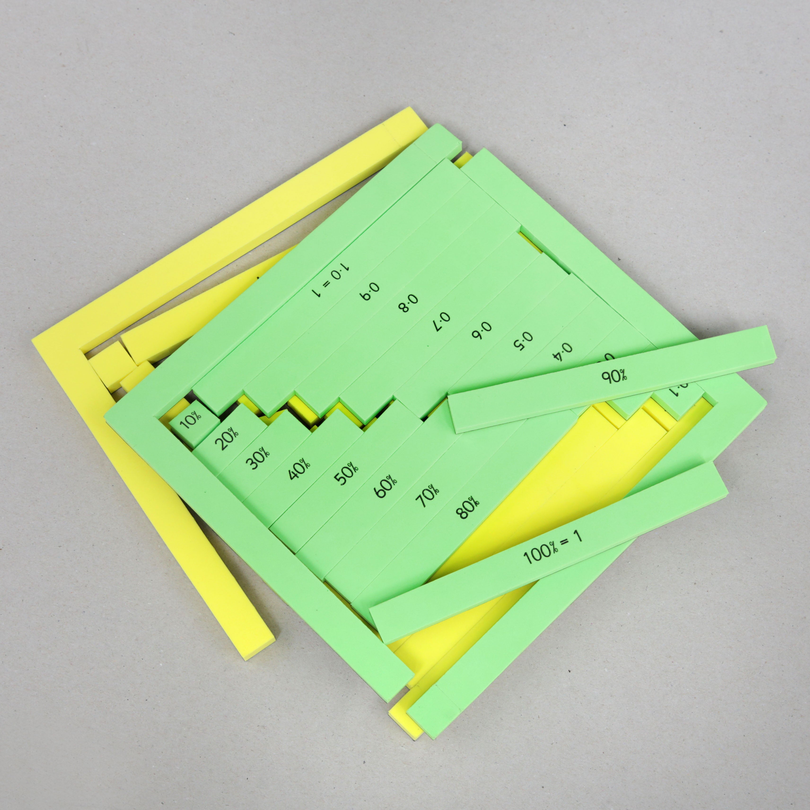 Magnetic Fraction / Decimal / Percentage Set