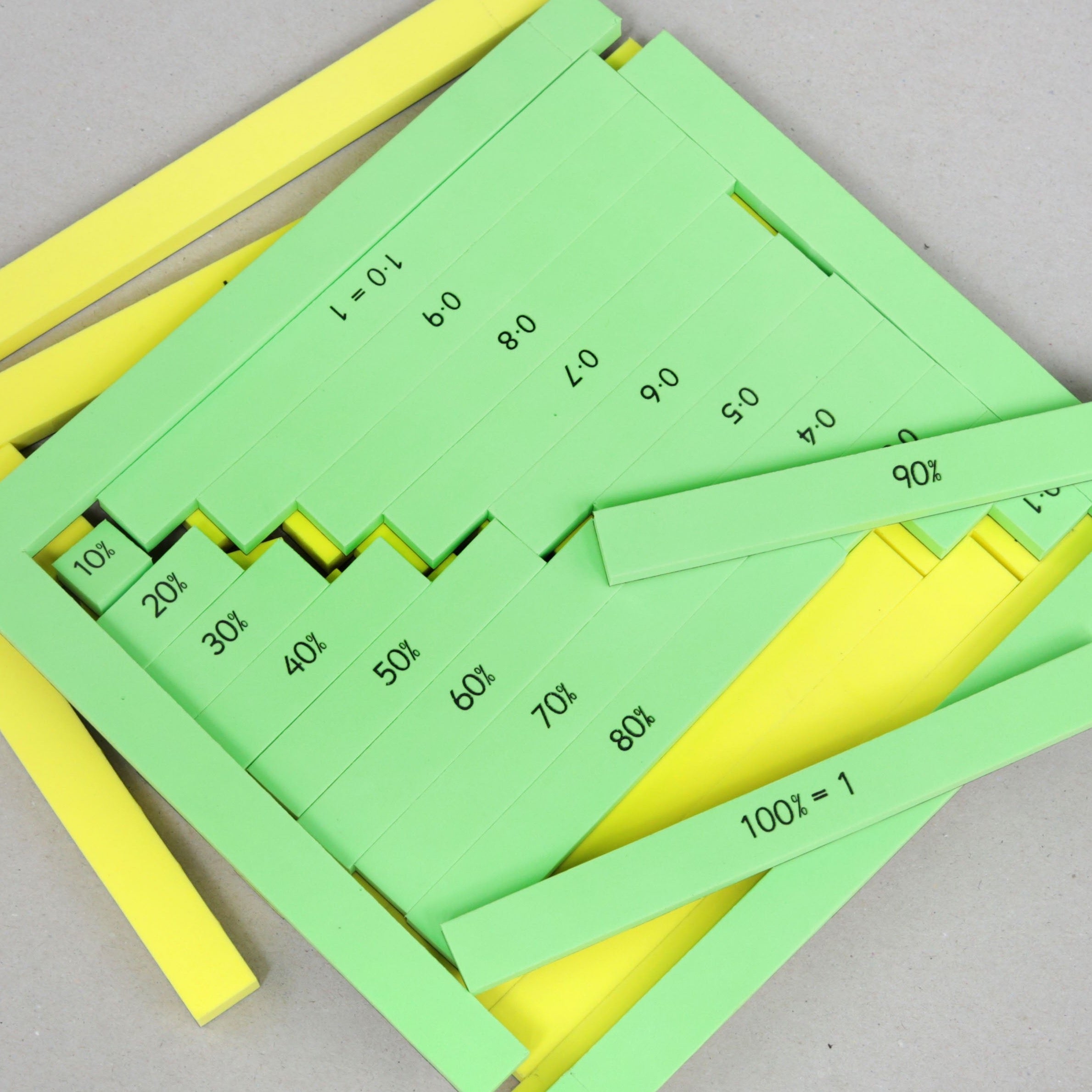 Magnetic Fraction / Decimal / Percentage Set