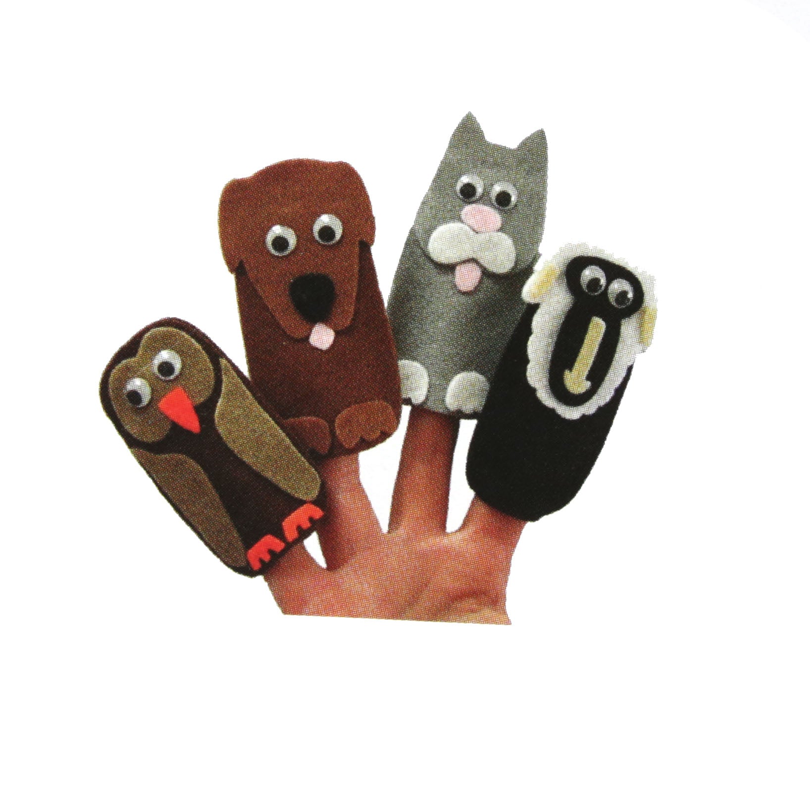 Felt Finger Puppet Kits - packs of 30