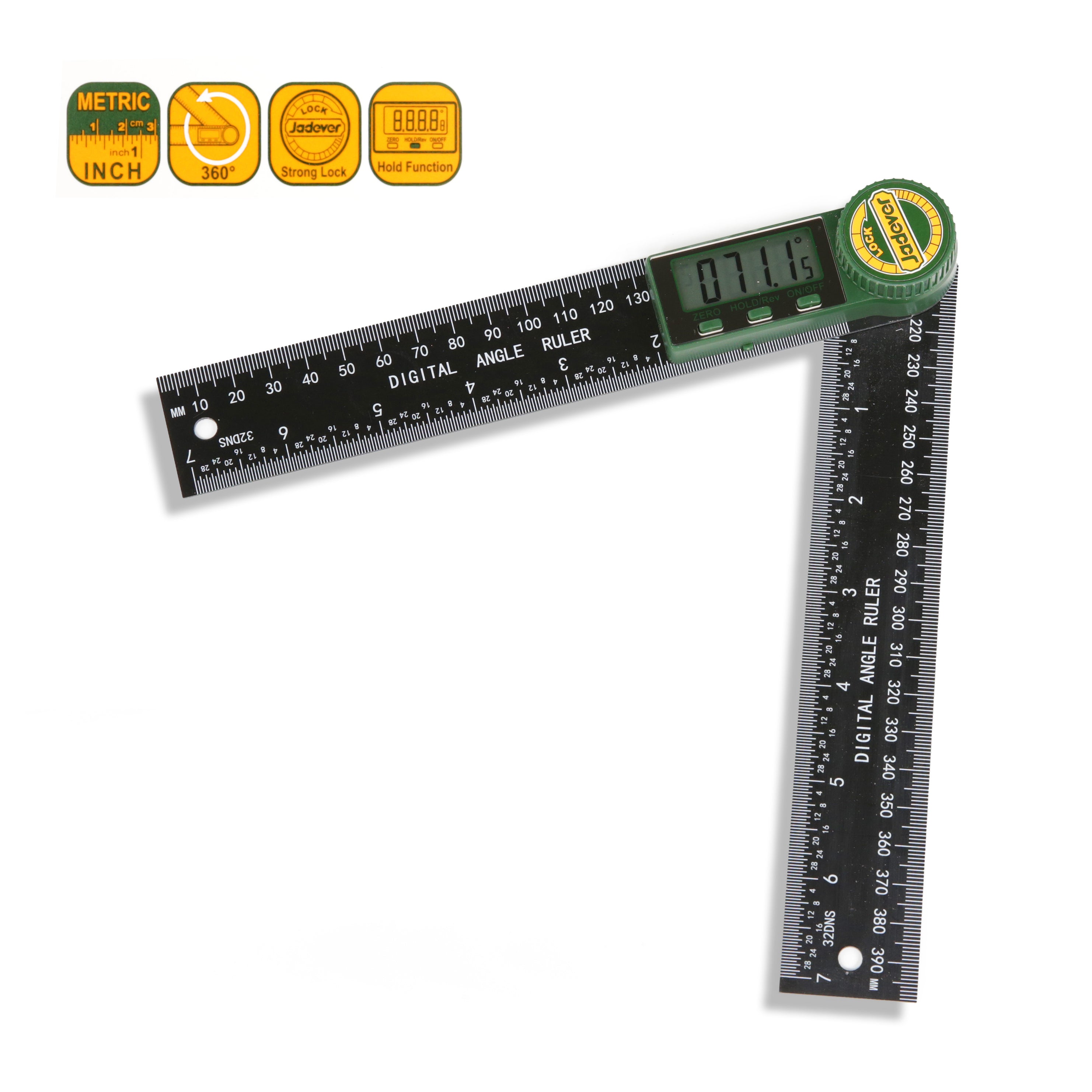 Jadever Digital Angle Ruler 200mm
