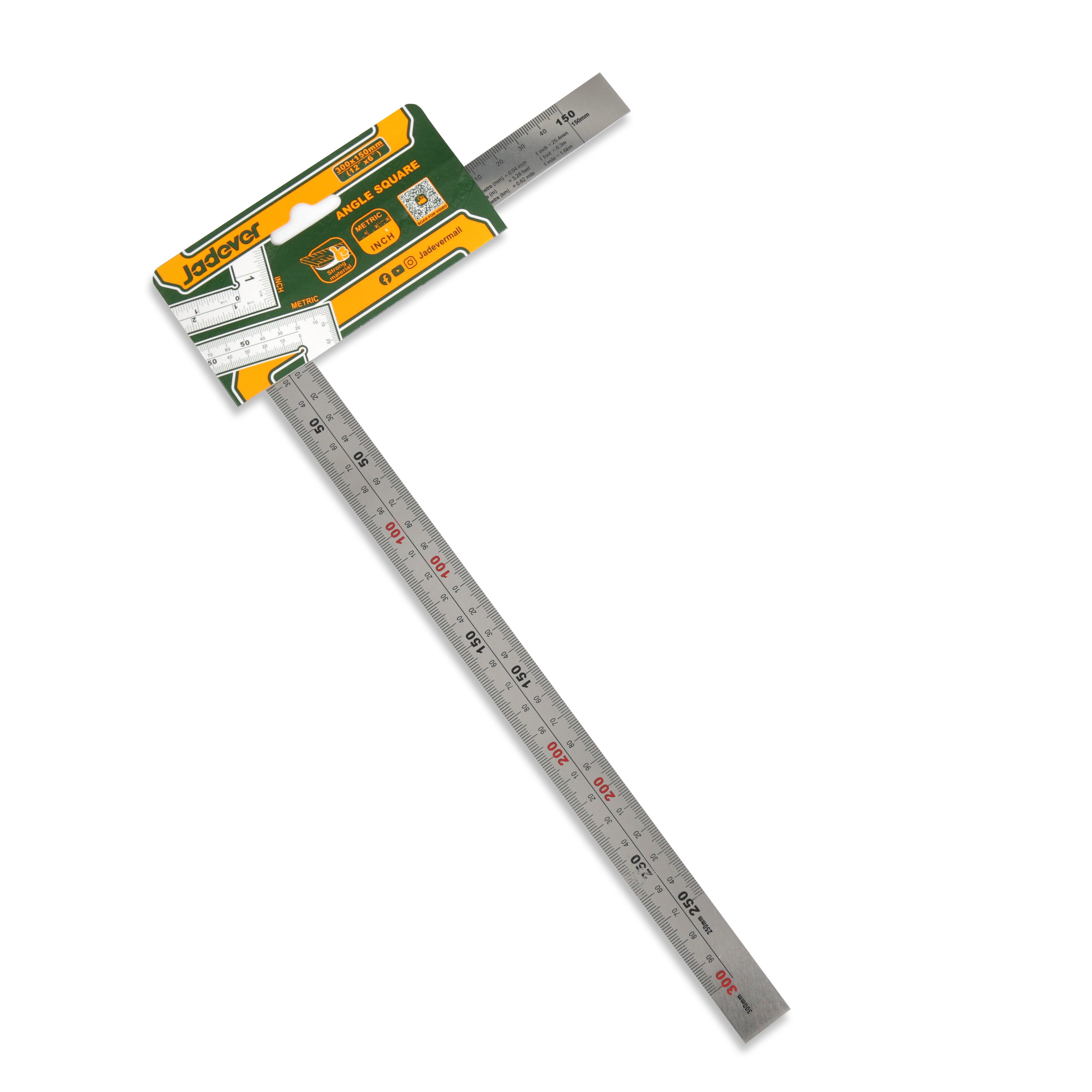 Jadever Angle Square 300mm x 150mm