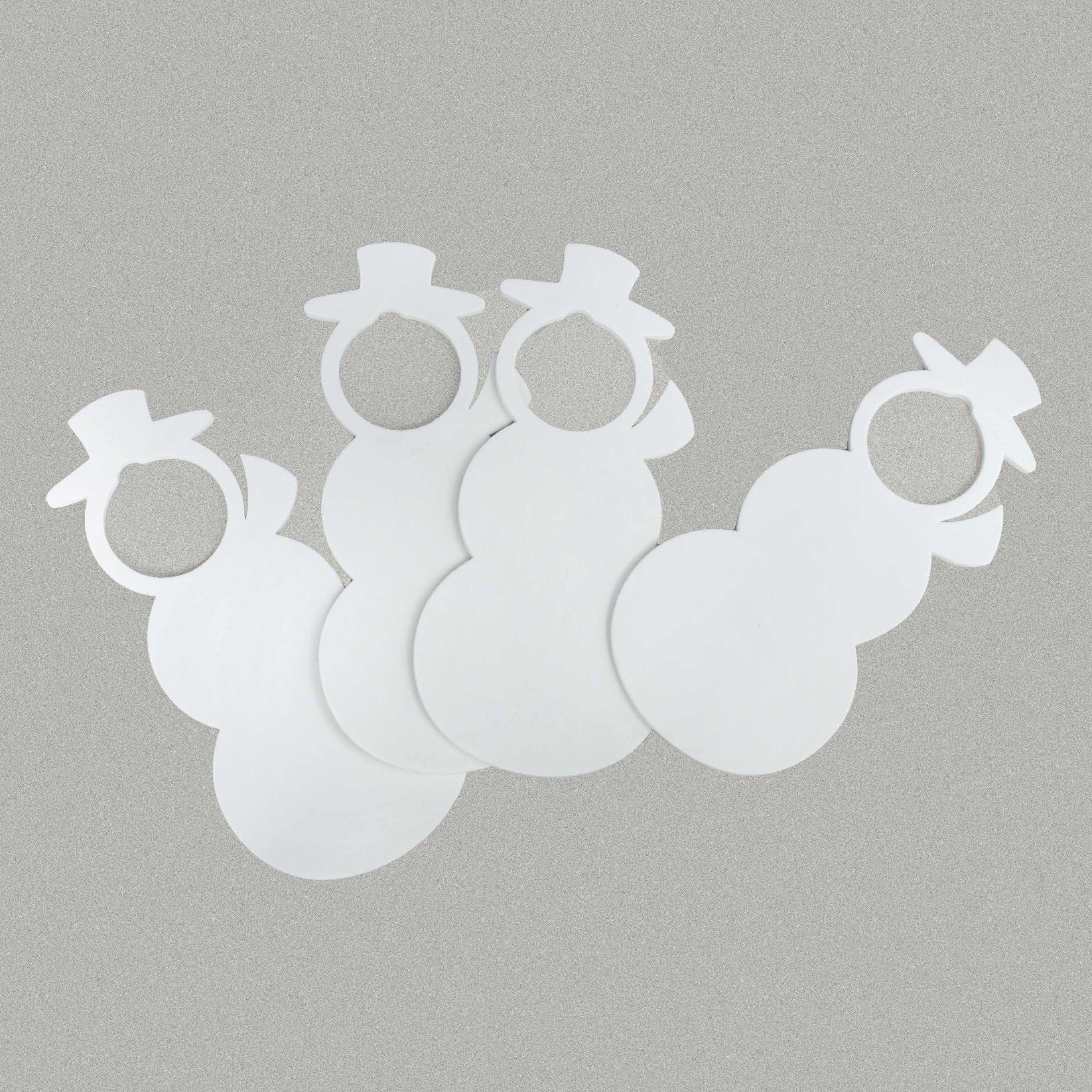 Snowman Foam Door Hanger Craft Kit 4pcs