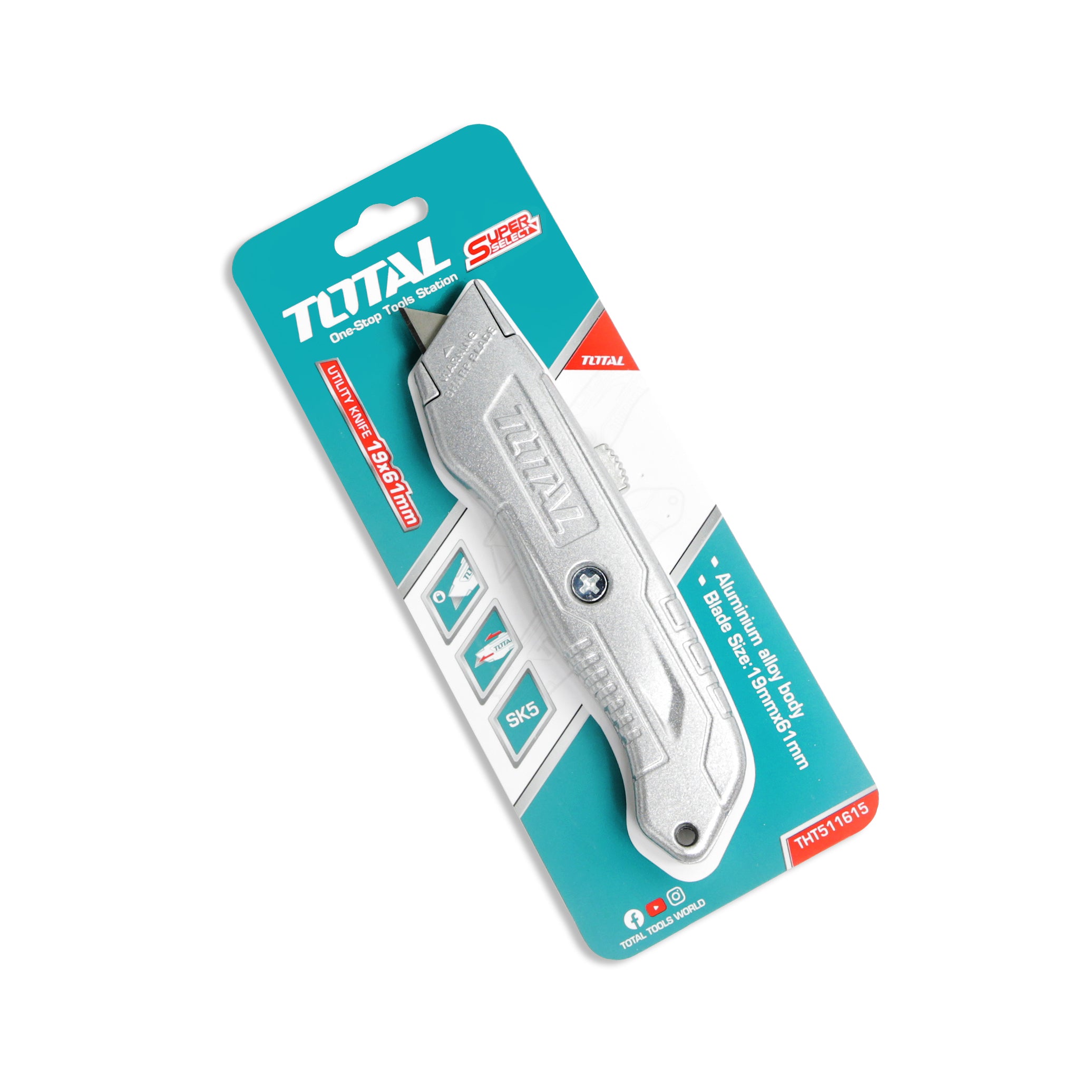 Total Utility Knife - 19 x 61mm - THT511615