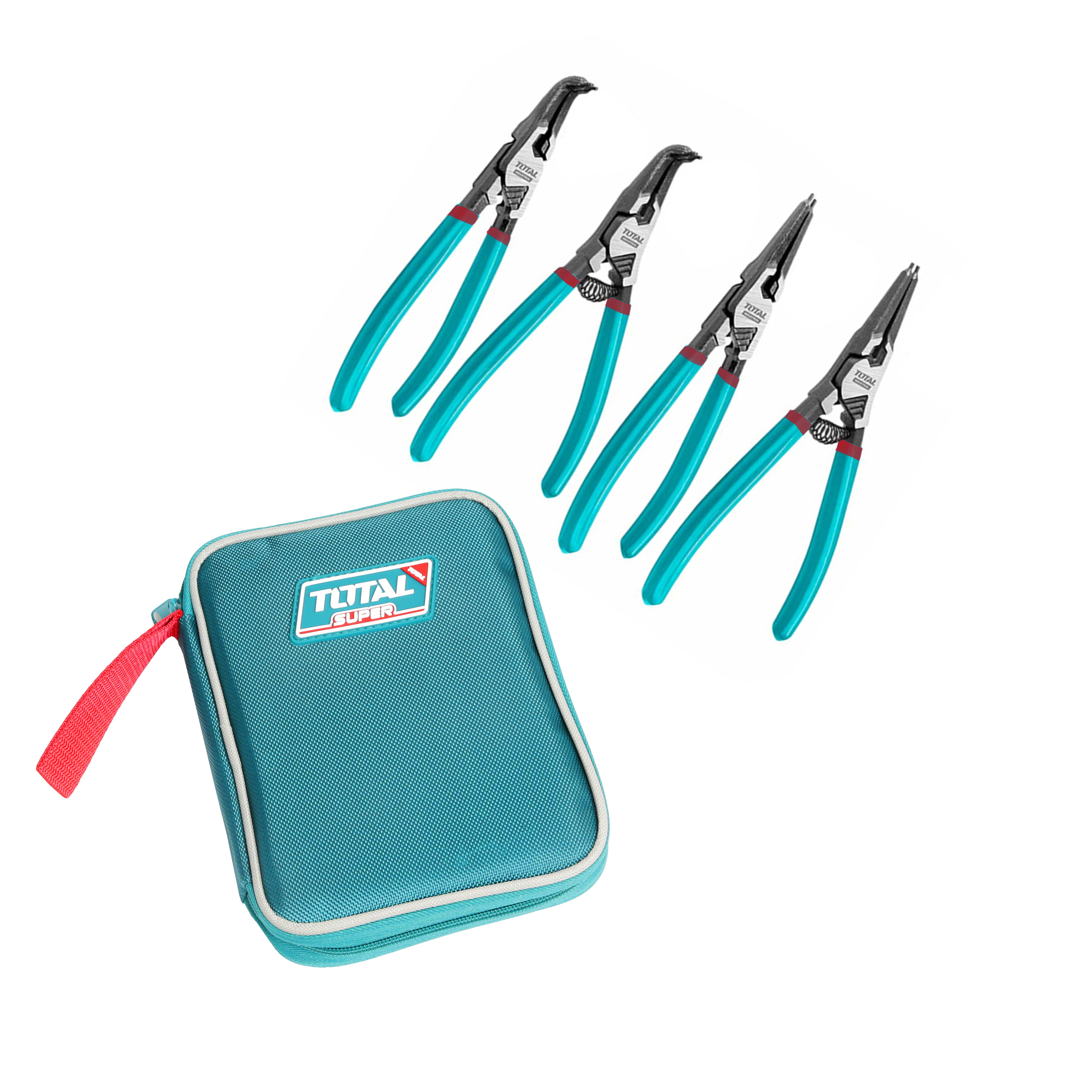 Total Circlip Pliers Set 180mm - 4pcs - THTJ214042