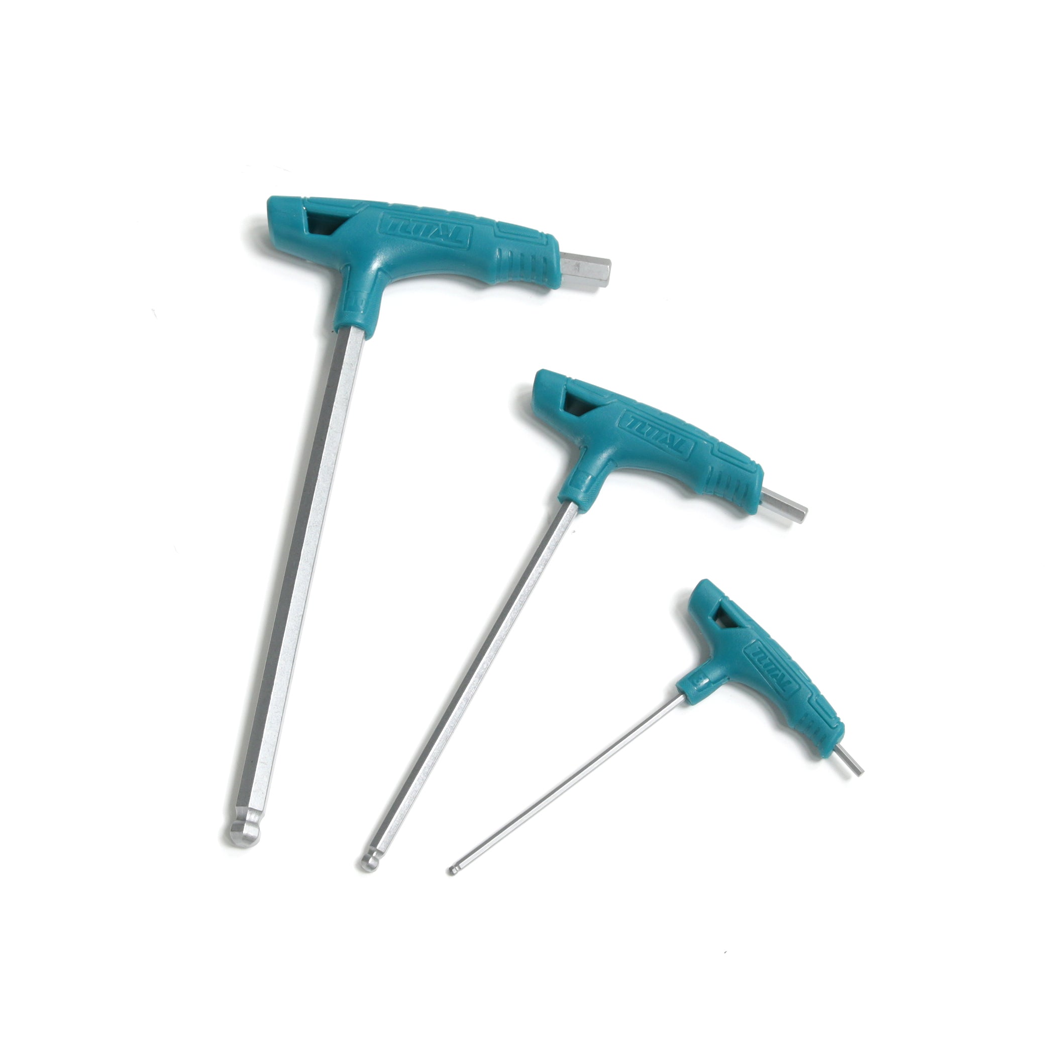 Total Industrial 8 Piece T-Handle Ball Point Hex Wrench Set - THHW80826