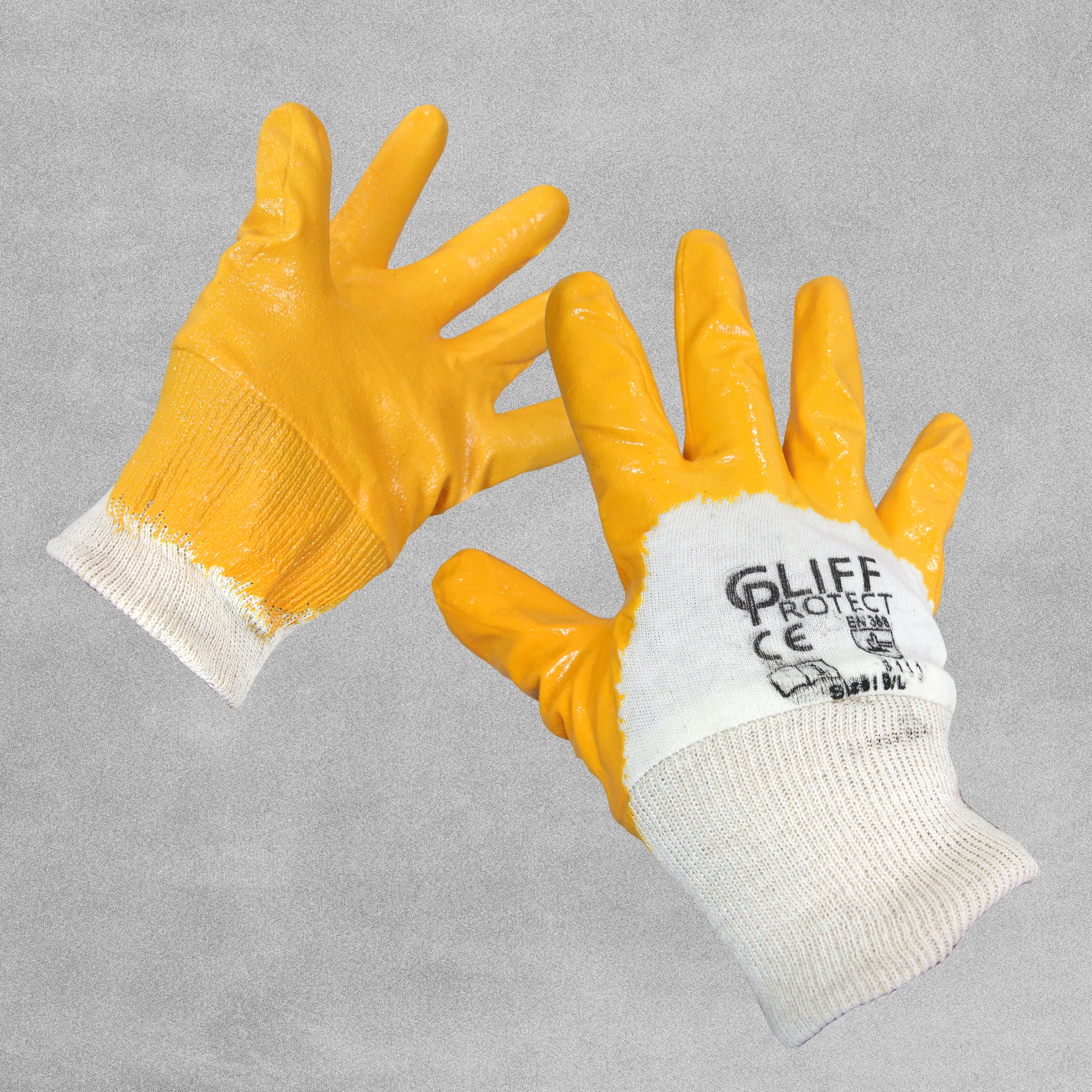 Nitrile 3/4 Coated Work Gloves - Pack of 10