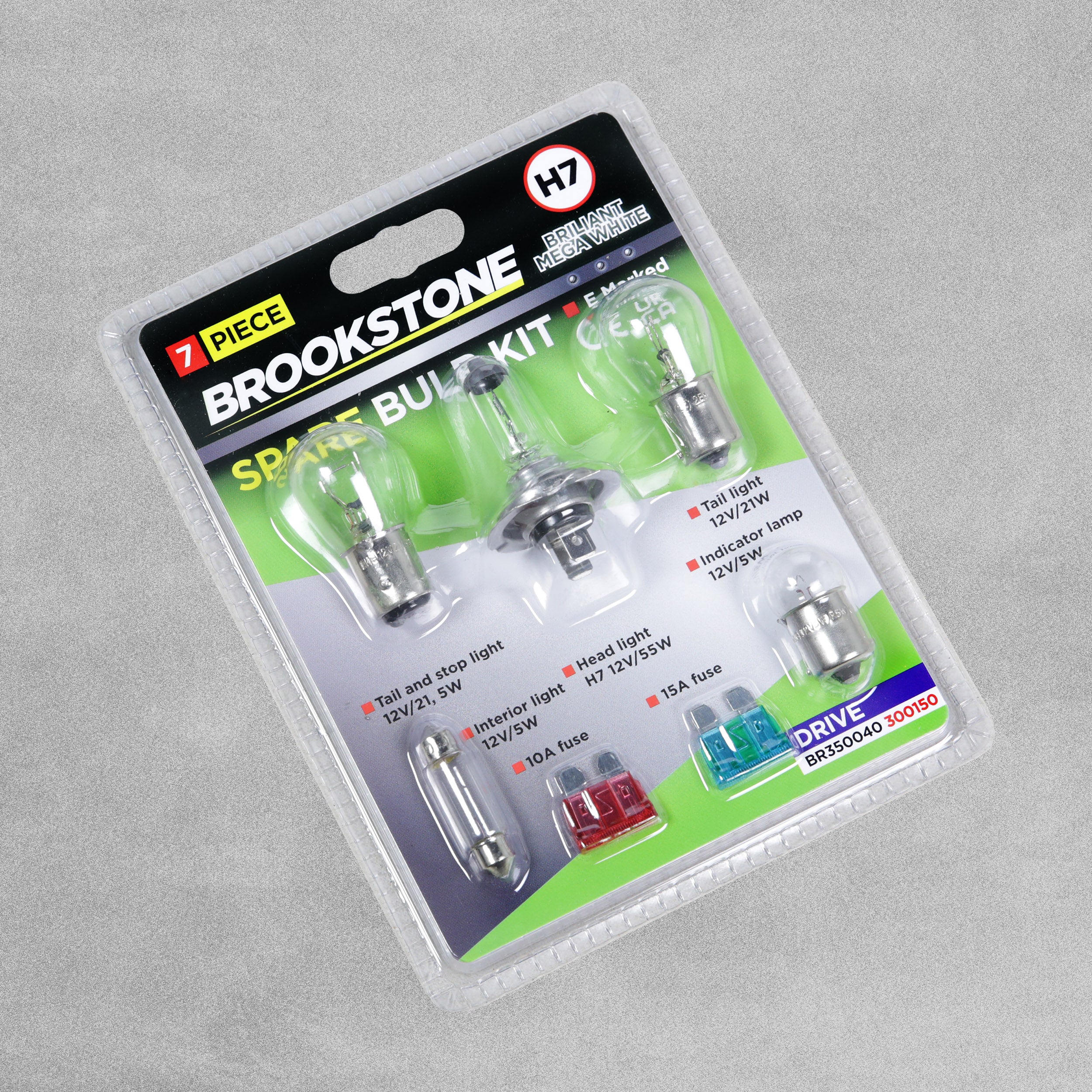 Brookstone 7 Piece Spare Bulb Set - H7