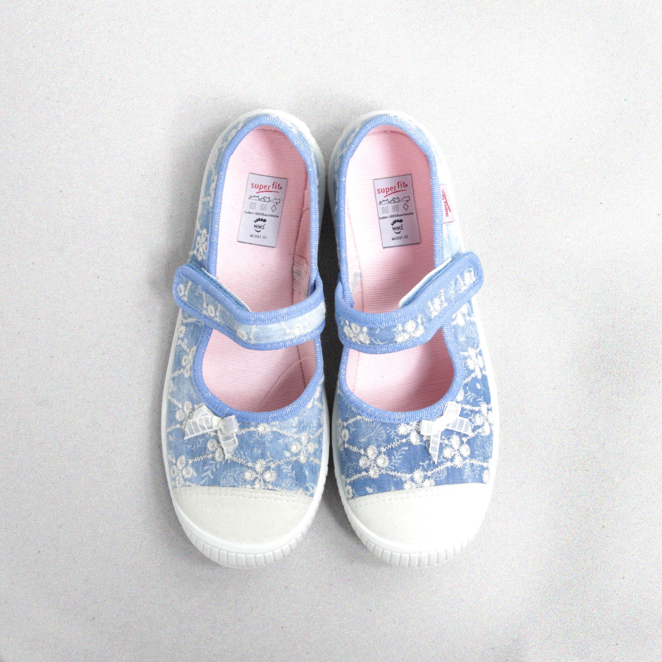 Super Fit Bella Kids Girls Velcro Shoes UK 13 - EU 32