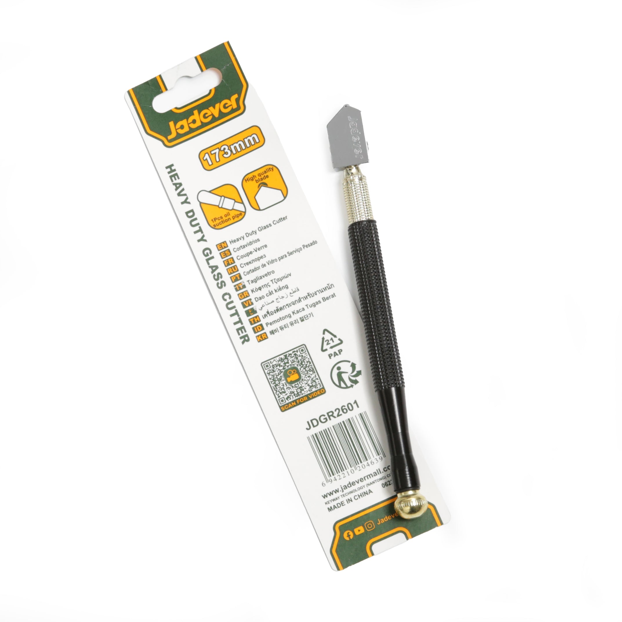 Jadever Heavy Duty Glass Cutter