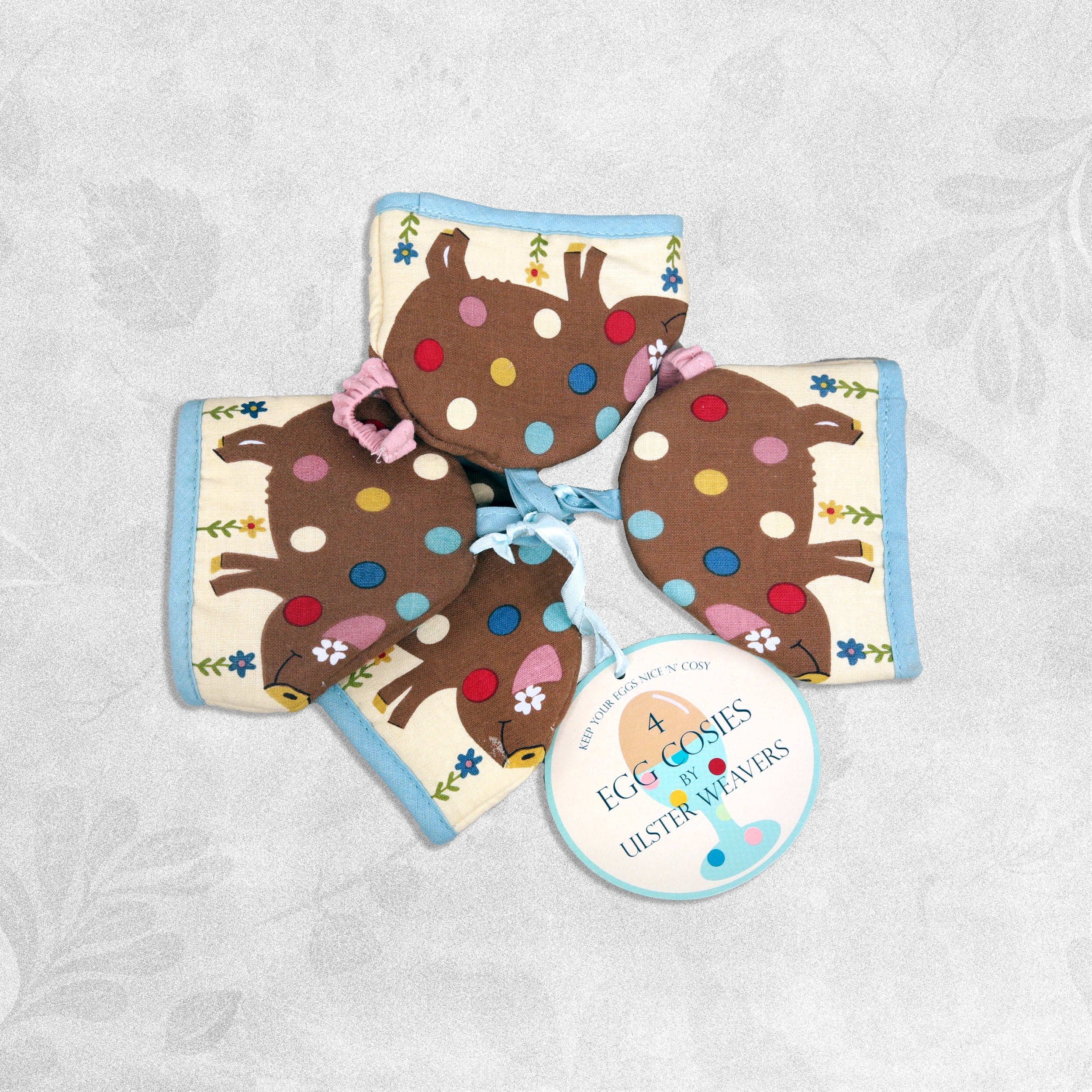 Ulster Weavers Spotty Pig Egg Cosy - Set of 4