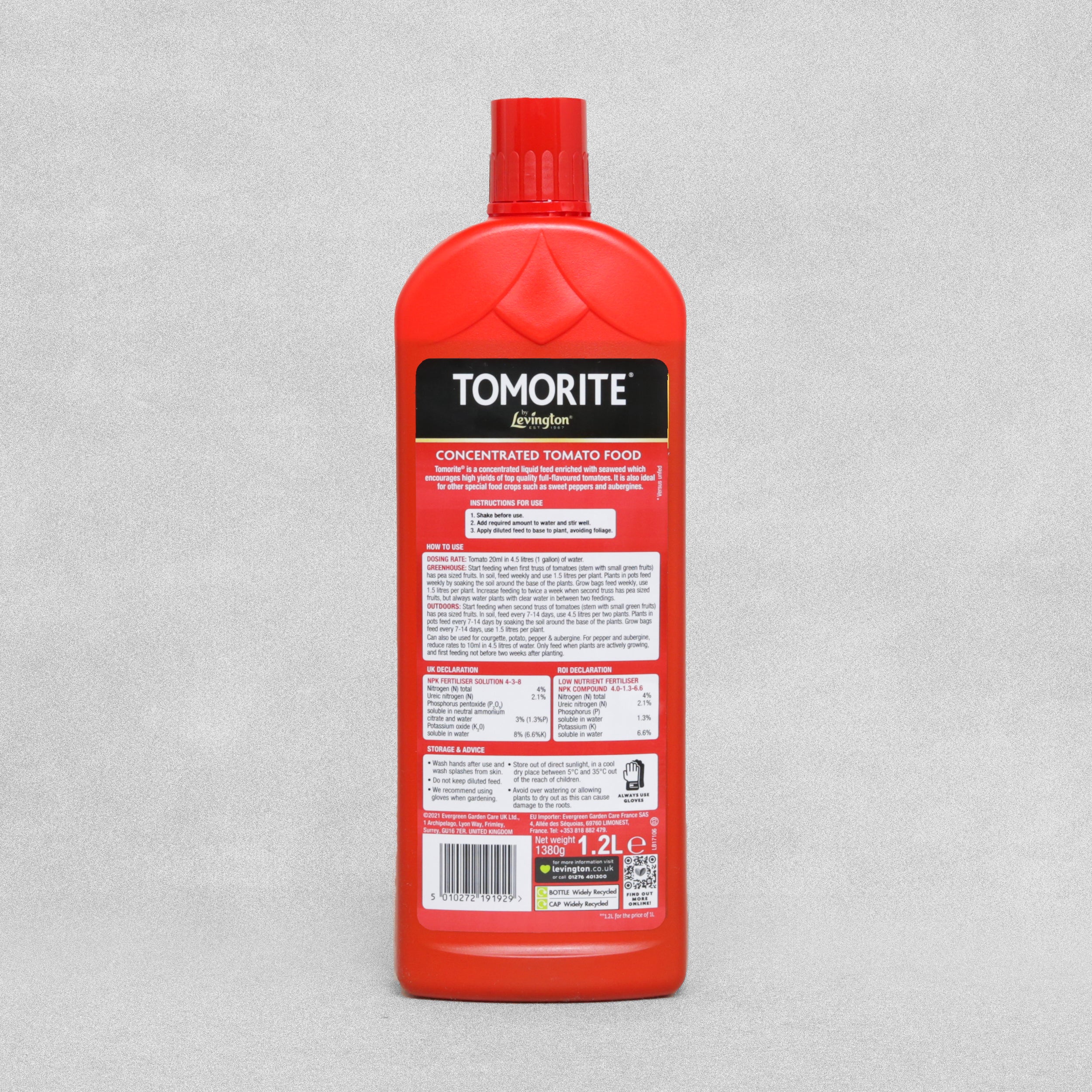 Tomorite Liquid Tomato Feed Concentrate - 1L (20% Extra Free)