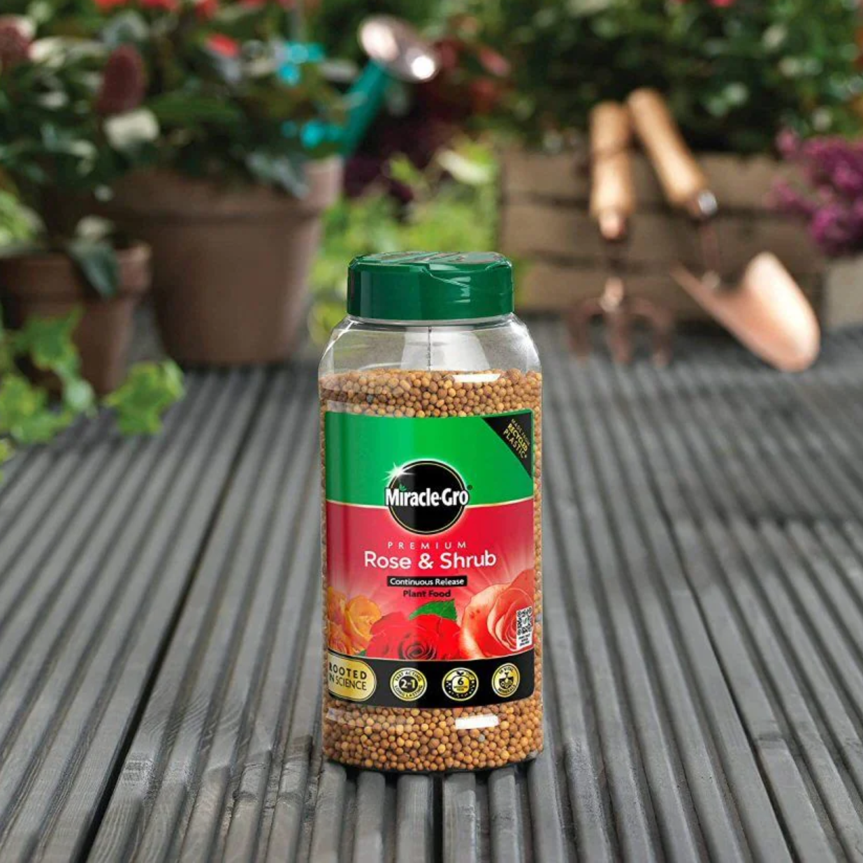 Miracle-Gro Premium Rose & Shrub Continuous Release Plant Food - 900g