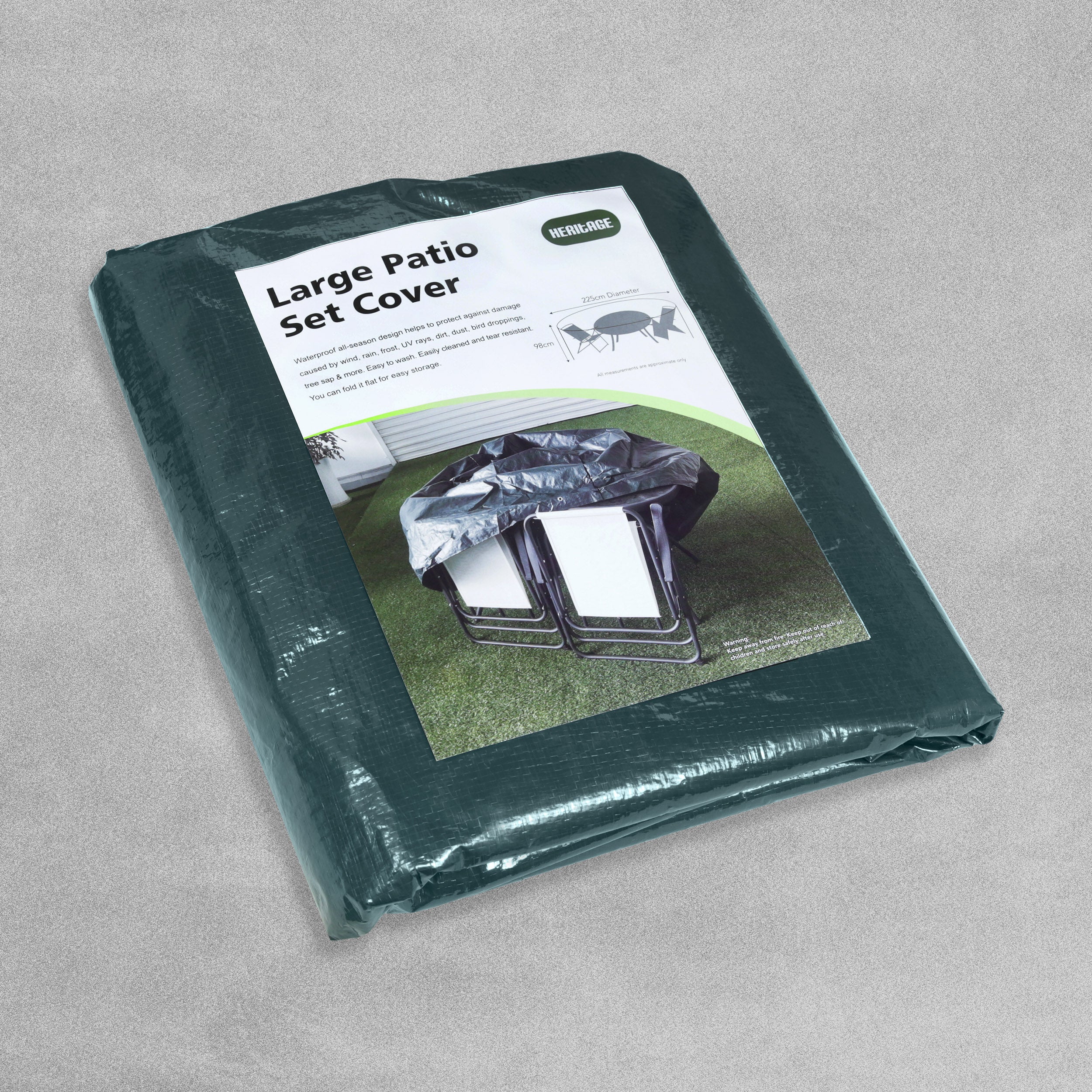 Heritage Large Patio Set Cover - Green
