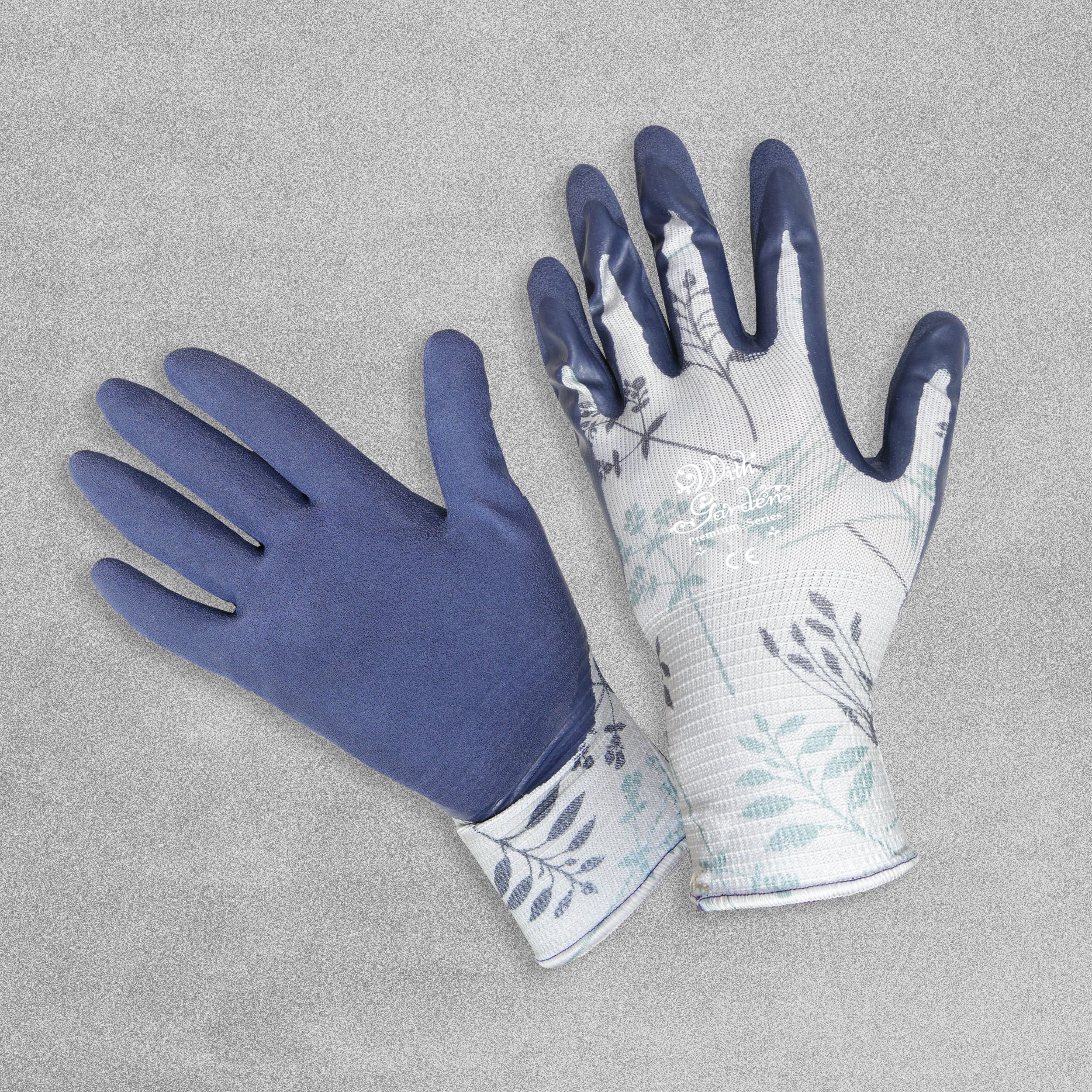 With Garden Premium Luminus Garden gloves - Herb design