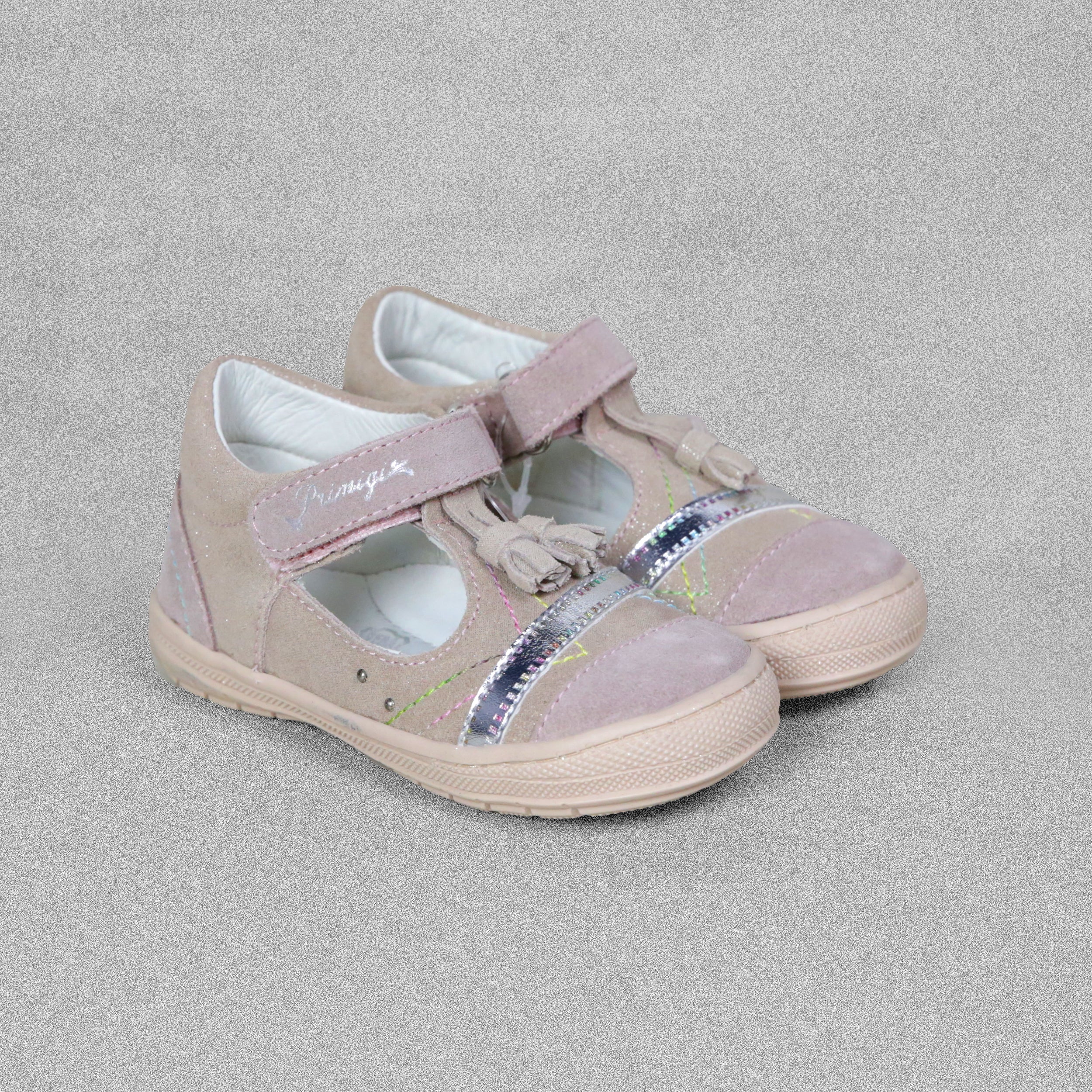 'Primigi' Girls Pink Mary Jane Shoes - UK Child Size 6 / EU 23