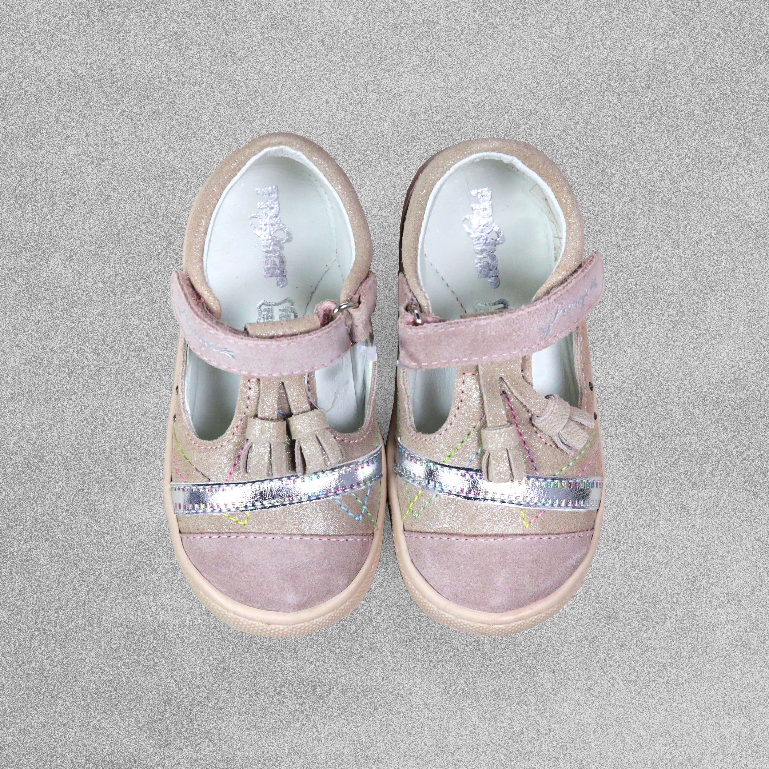 'Primigi' Girls Pink Mary Jane Shoes - UK Child Size 6 / EU 23