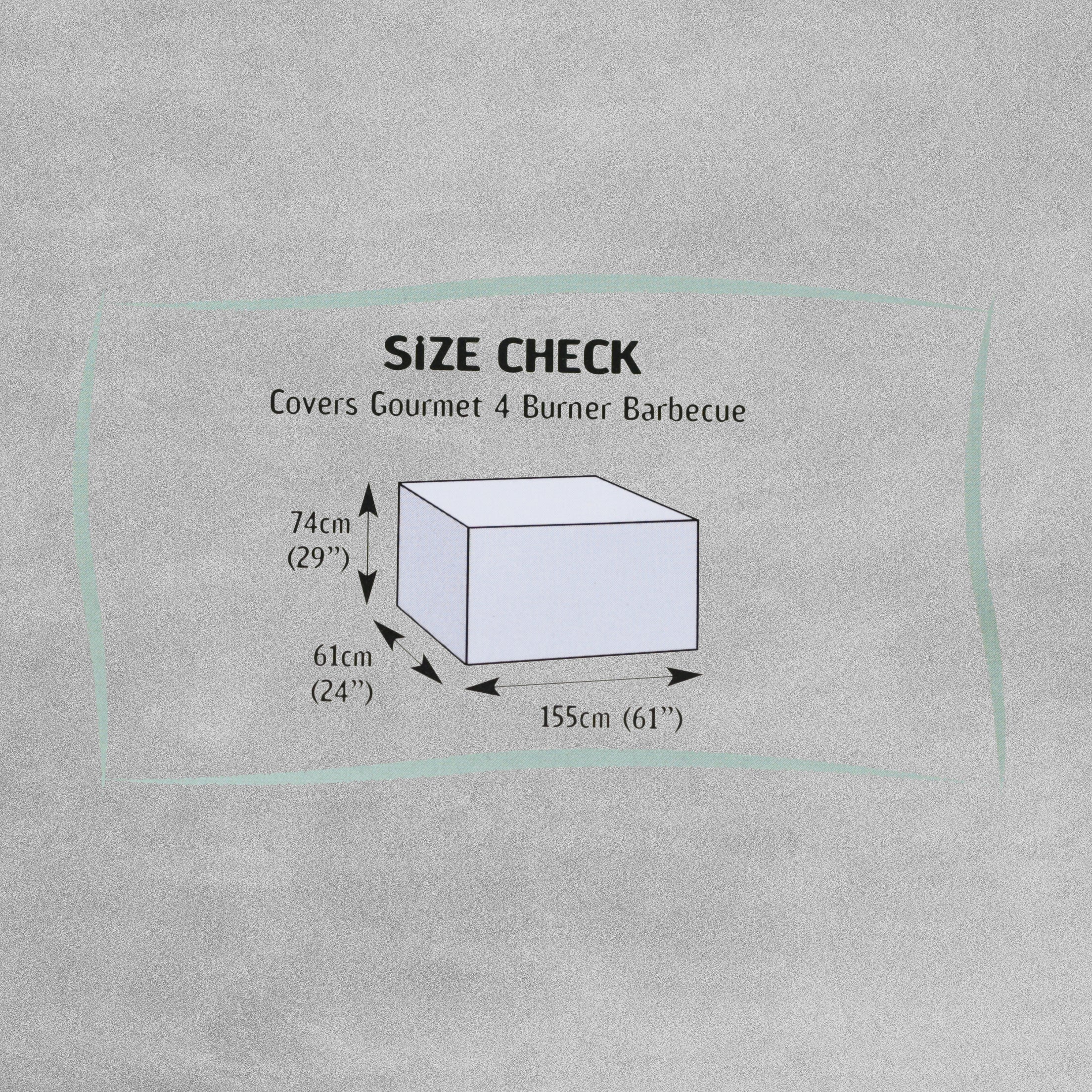 Barbecue Cover for 4 Burner BBQ