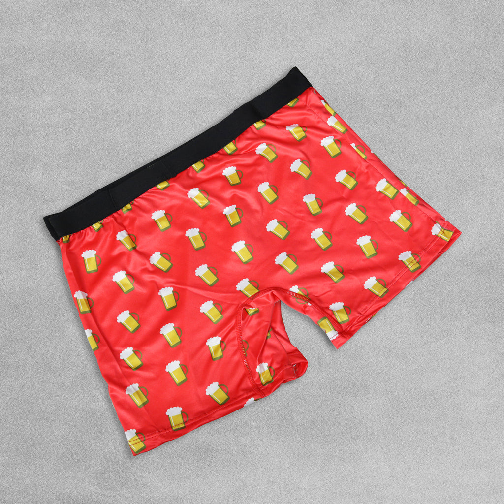 Mens Novelty Boxer Shorts Beer Drinking Pants! InExcess Direct