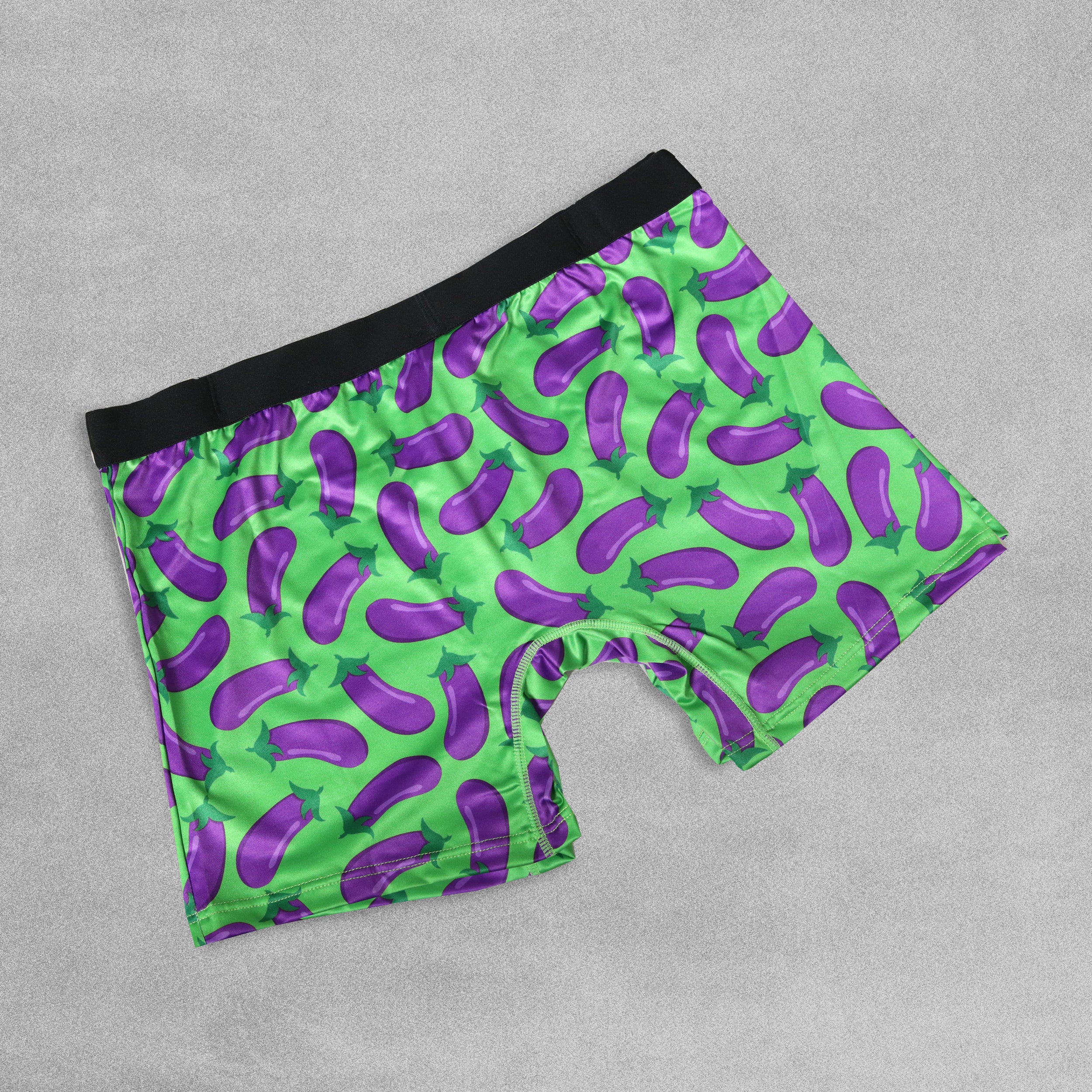 Mens Novelty Boxer Shorts - Aubergine!