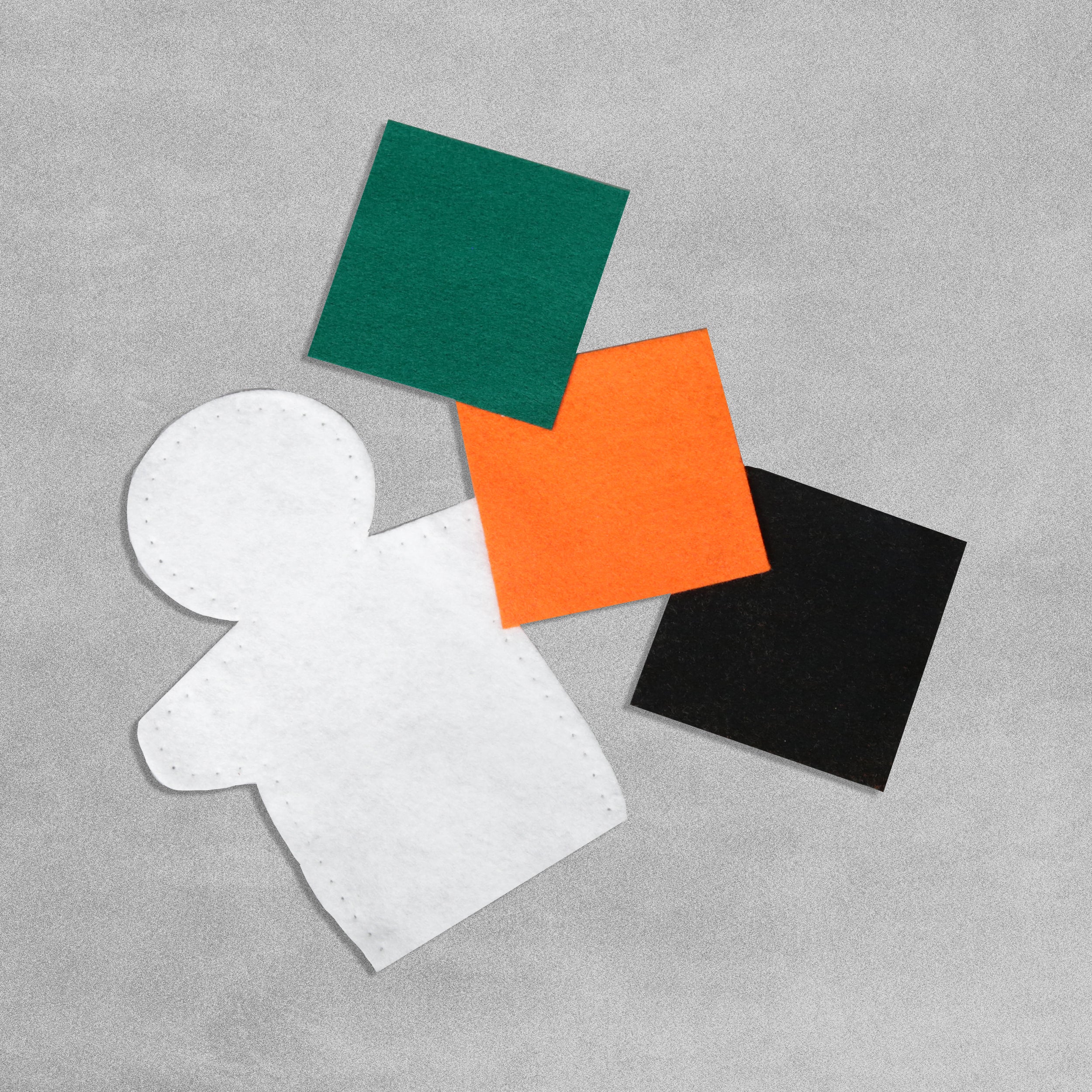 Snowman Felt Puppet Craft Kit - Makes 30