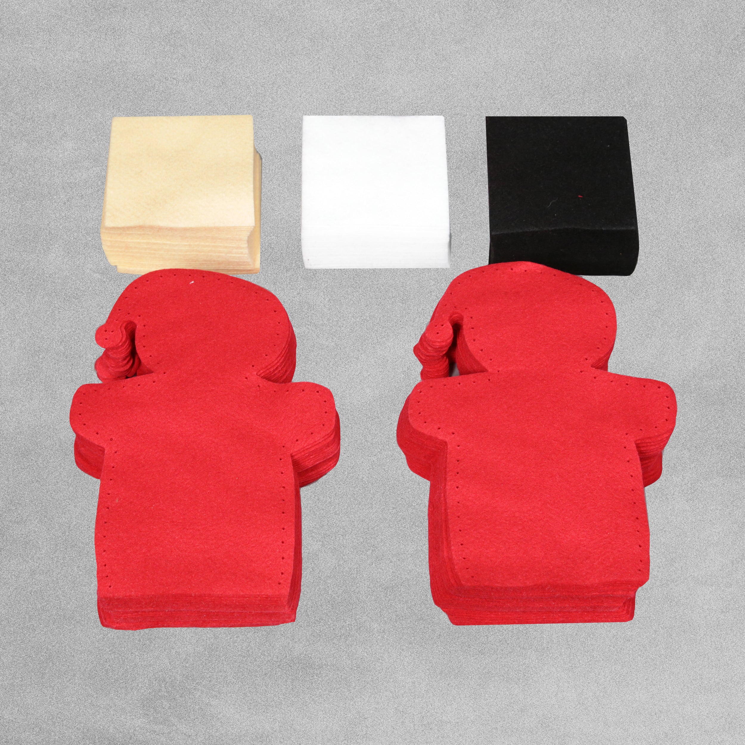 Father Christmas Felt Puppet Craft Kit - Makes 30