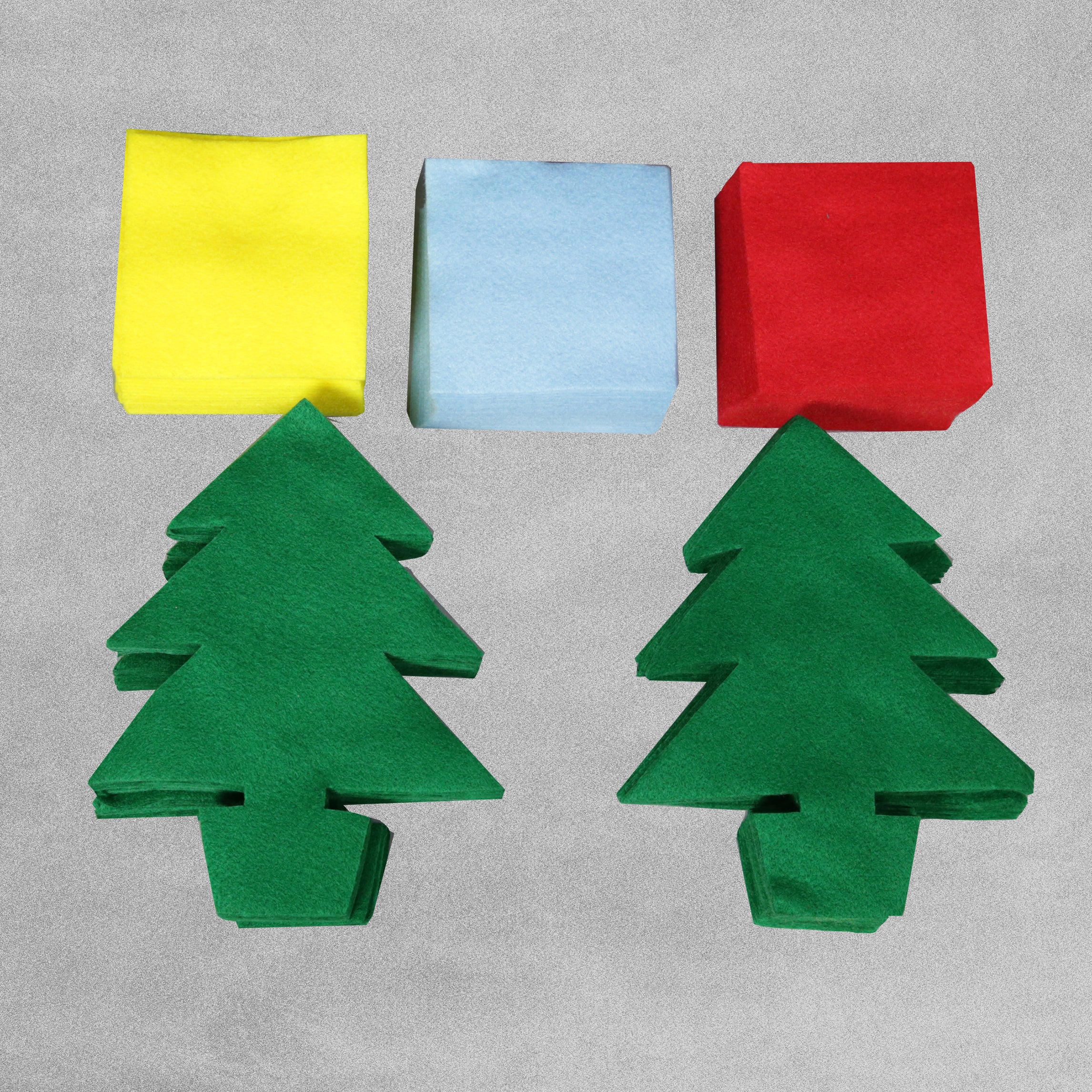Christmas Tree Felt Craft Kit - Makes 60