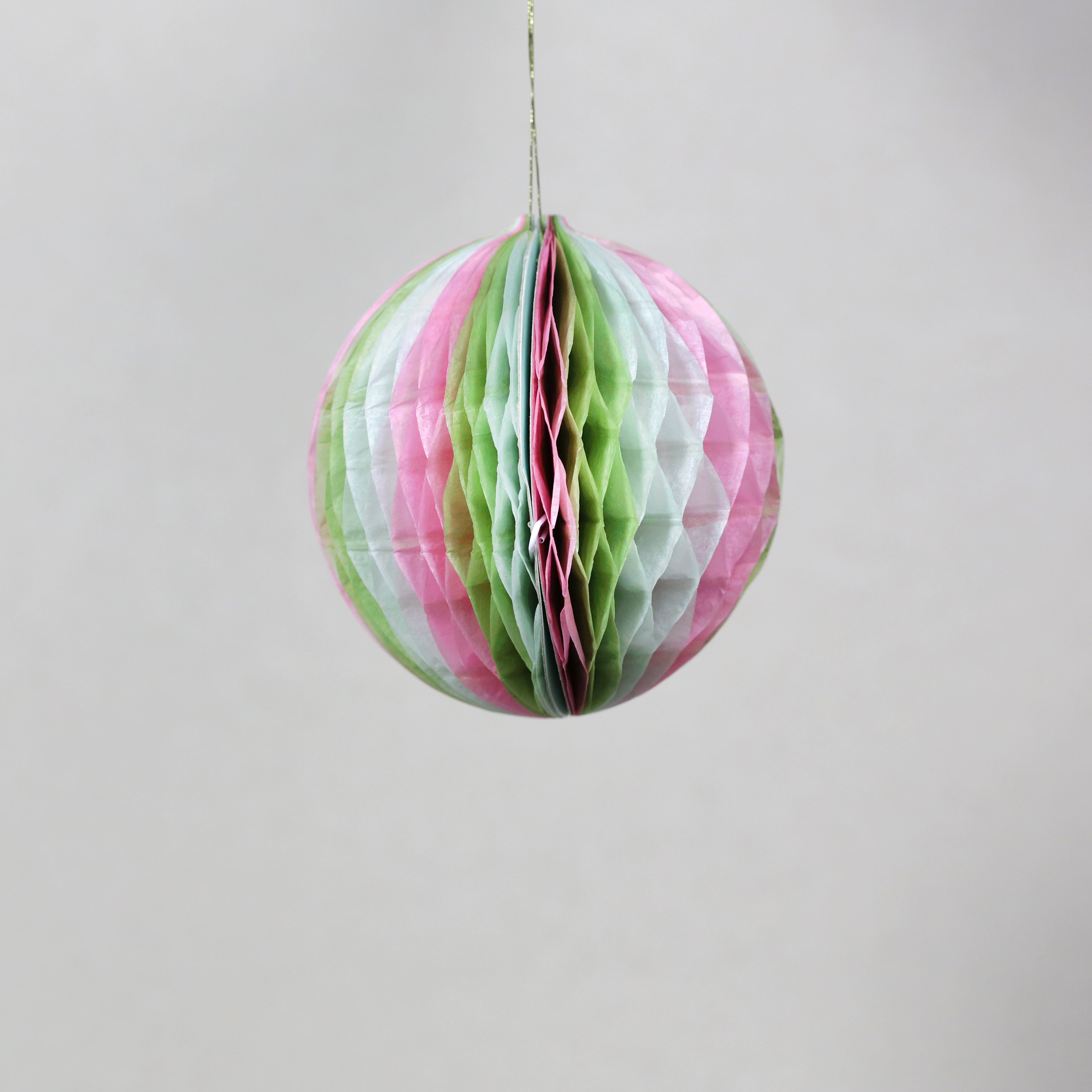 Pack of 3 'Paper Joy' Honeycomb Paper Party Decorations - small