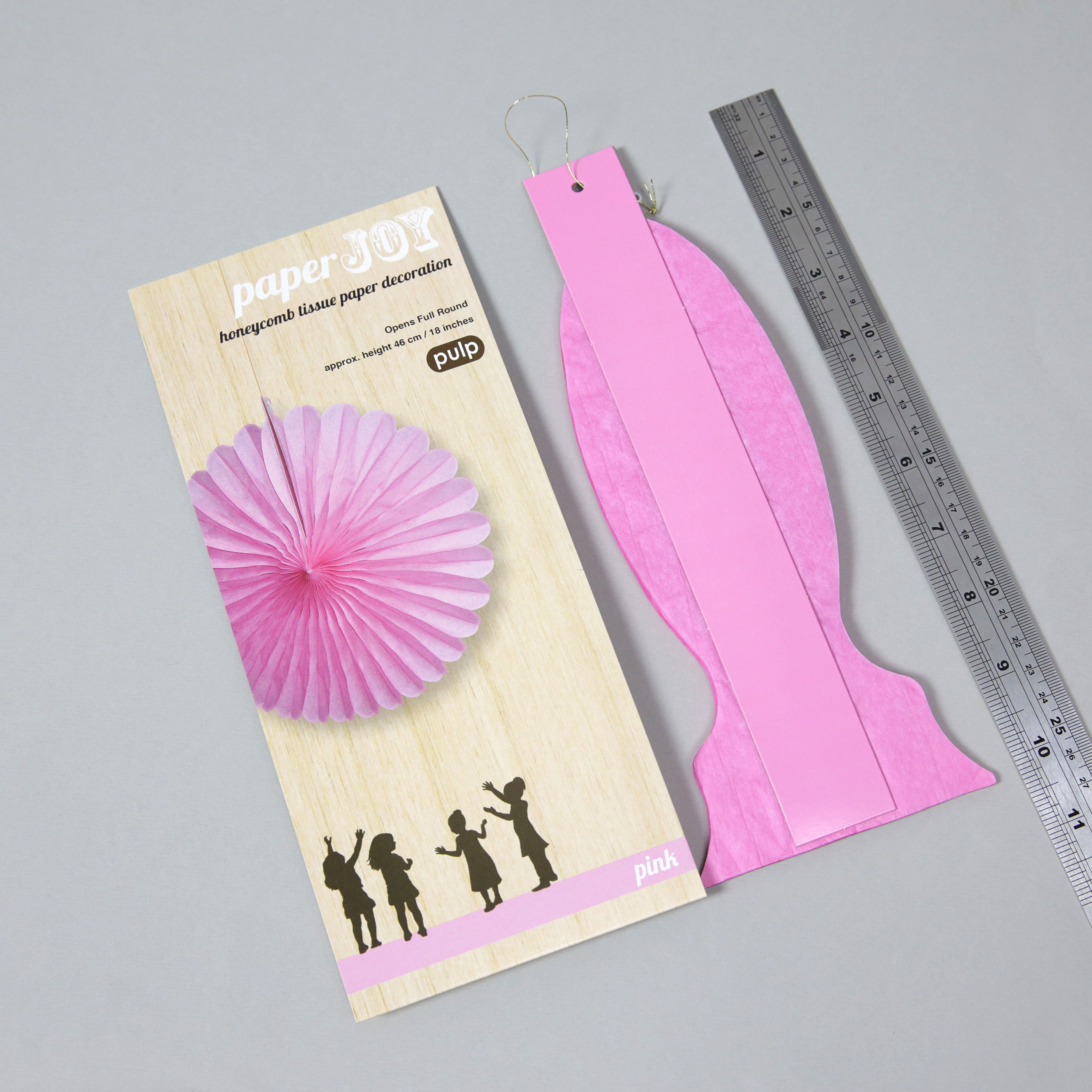 'Paper Joy' Fan Paper Party Decorations - medium