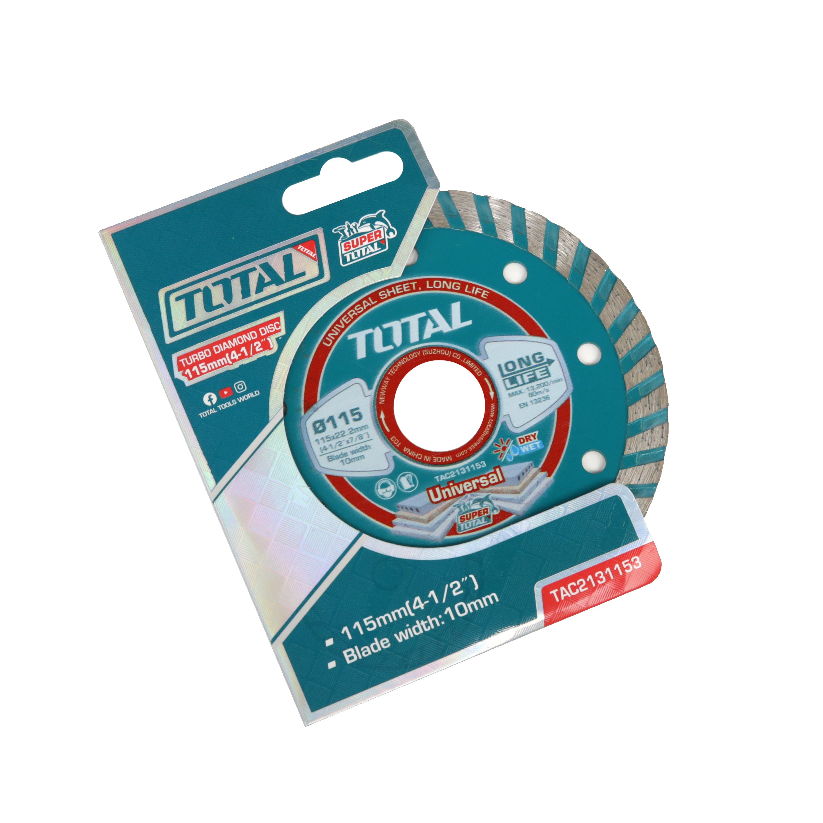 Total Turbo Diamond Disc - 115mm - TAC2131153