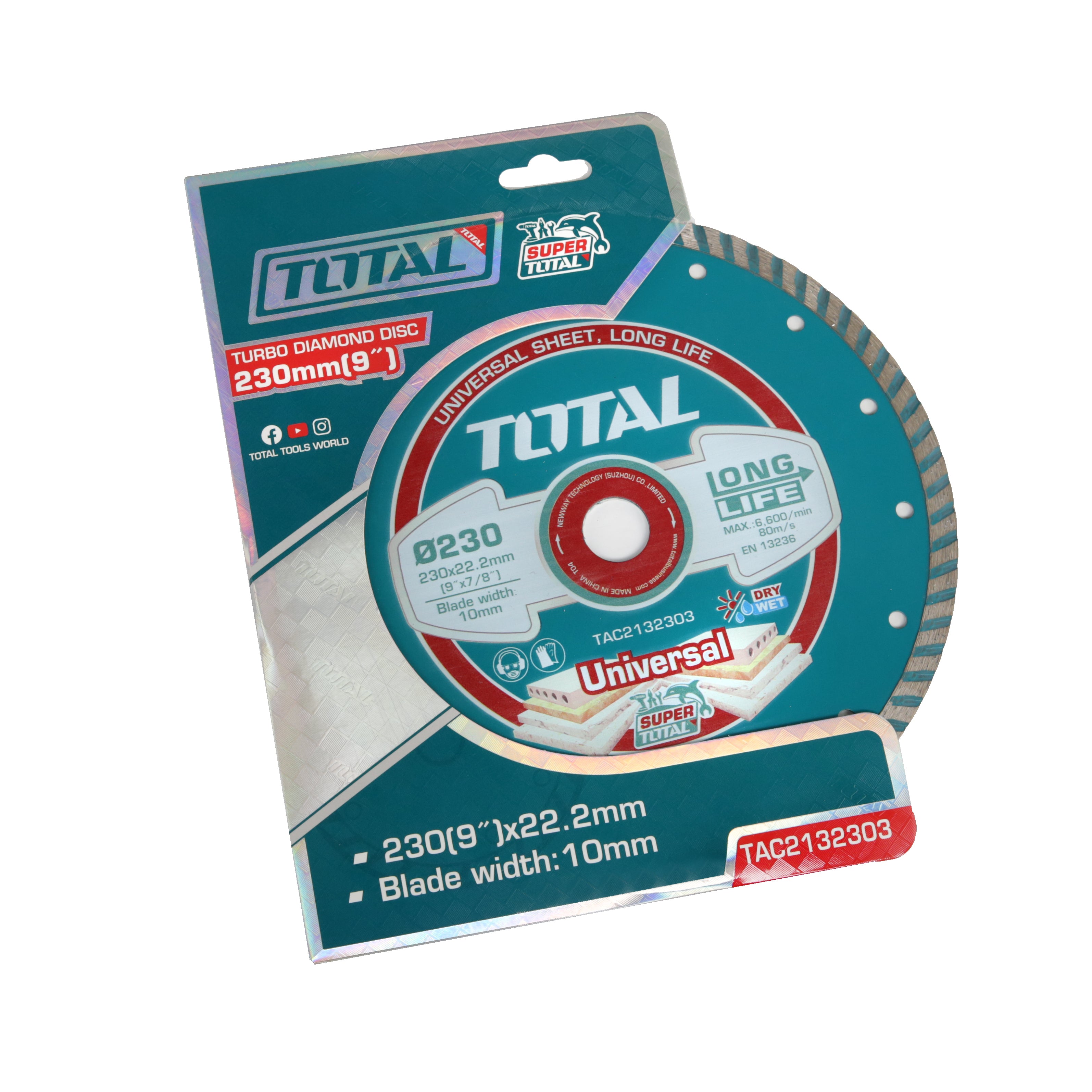 Total Turbo Diamond Disc - 230mm - TAC2132303