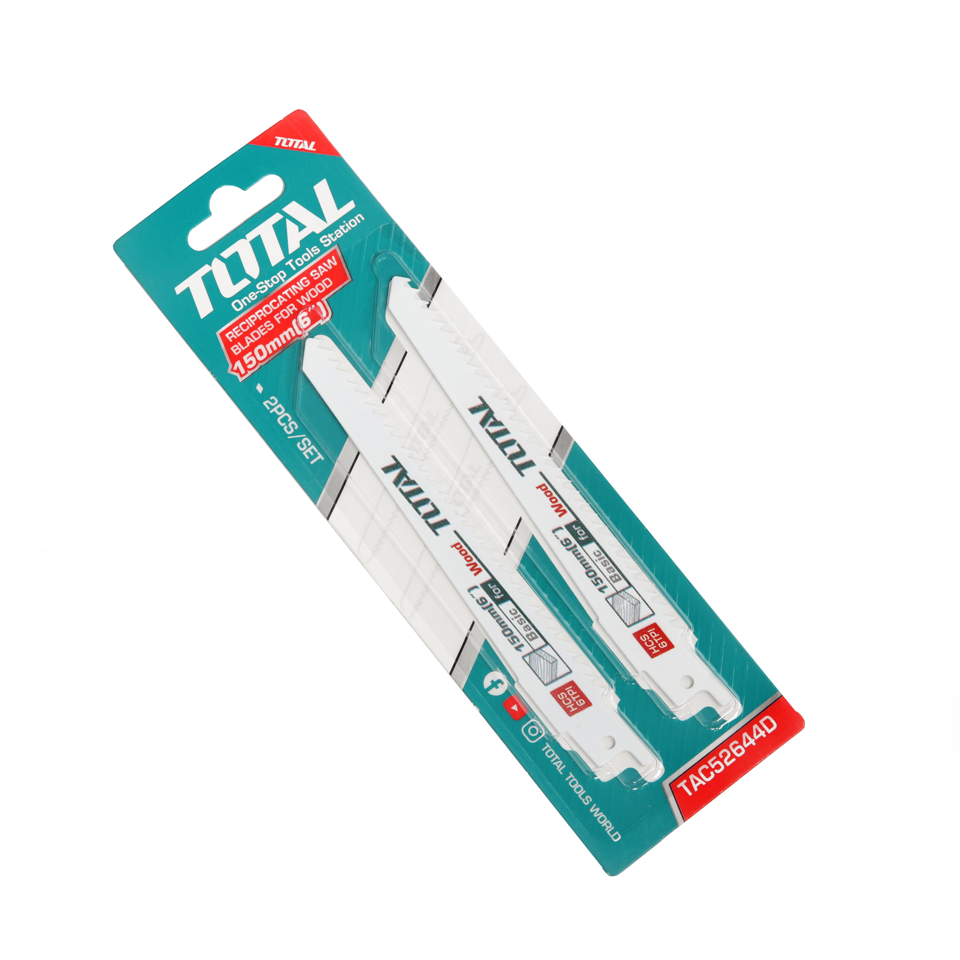 Total Reciprocating Saw Blades - 150mm - TAC52644D