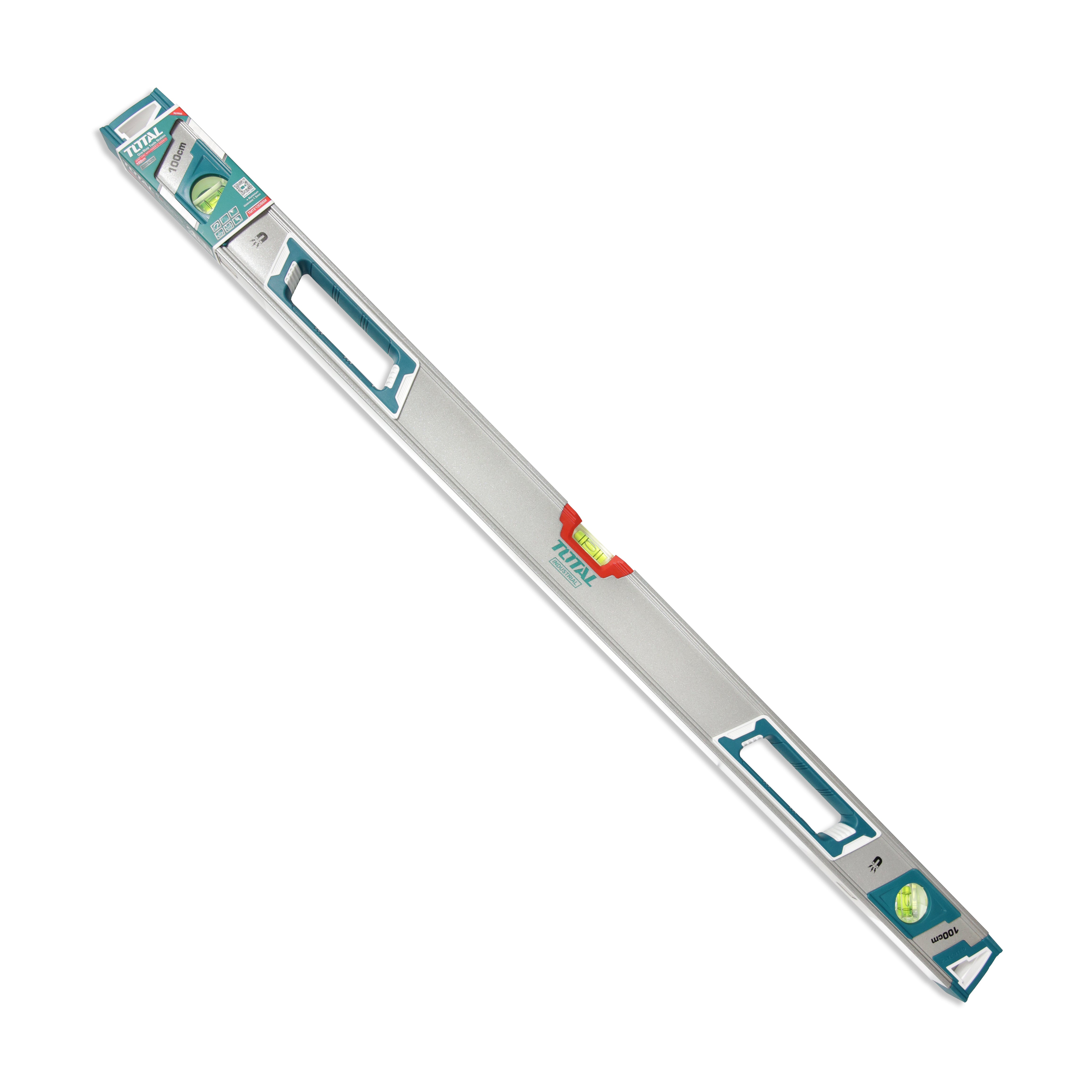 Total Aluminium Spirit Level 100cm with Magnets TMT210086M