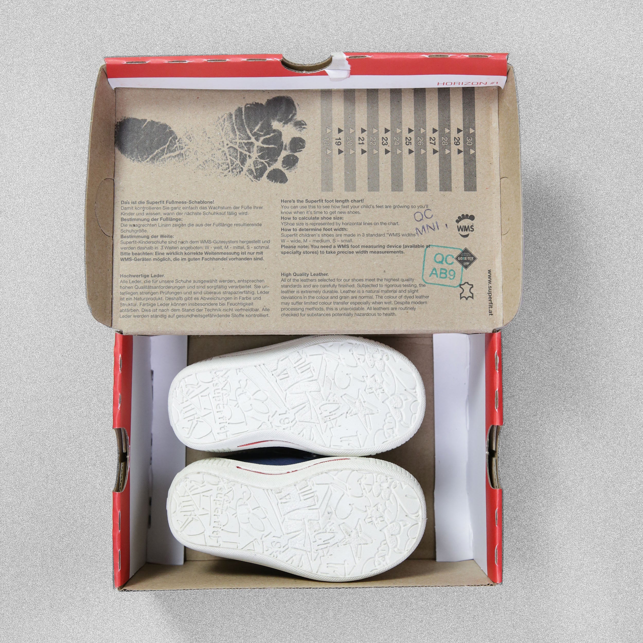 Superfit Boys' Blue Leather Shoe