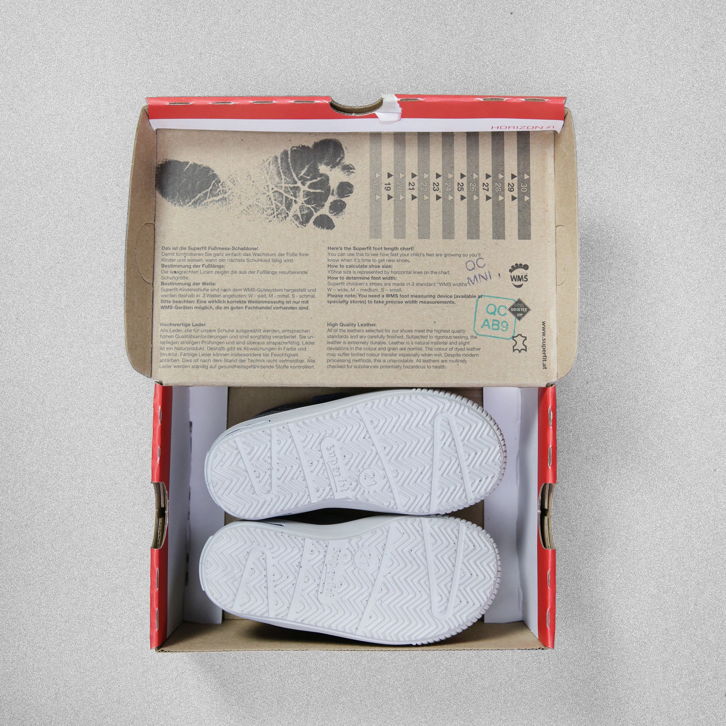 Superfit Baby Boys' Stone Kombi 'Moppy' Shoe