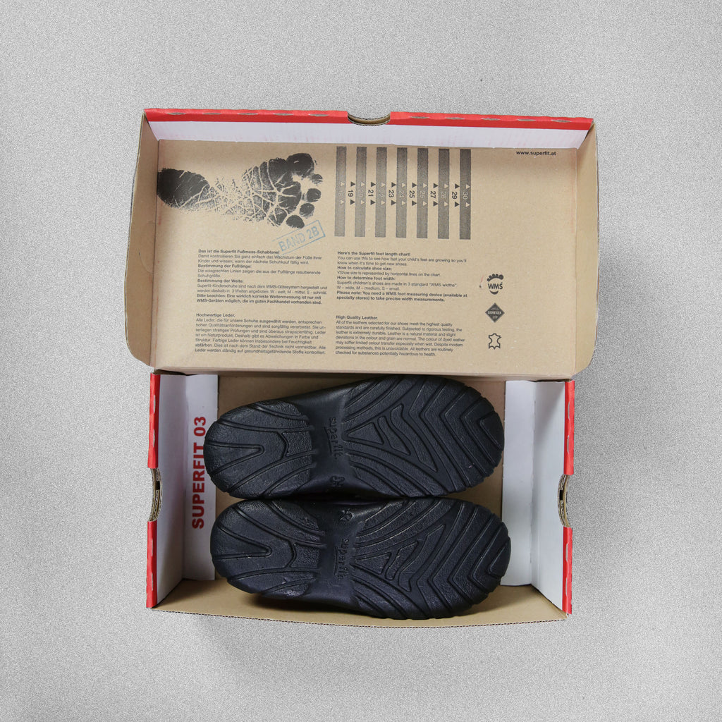 Superfit Soft Tippo Velcro Ankle High Booty UK Child Size 8 EU 25