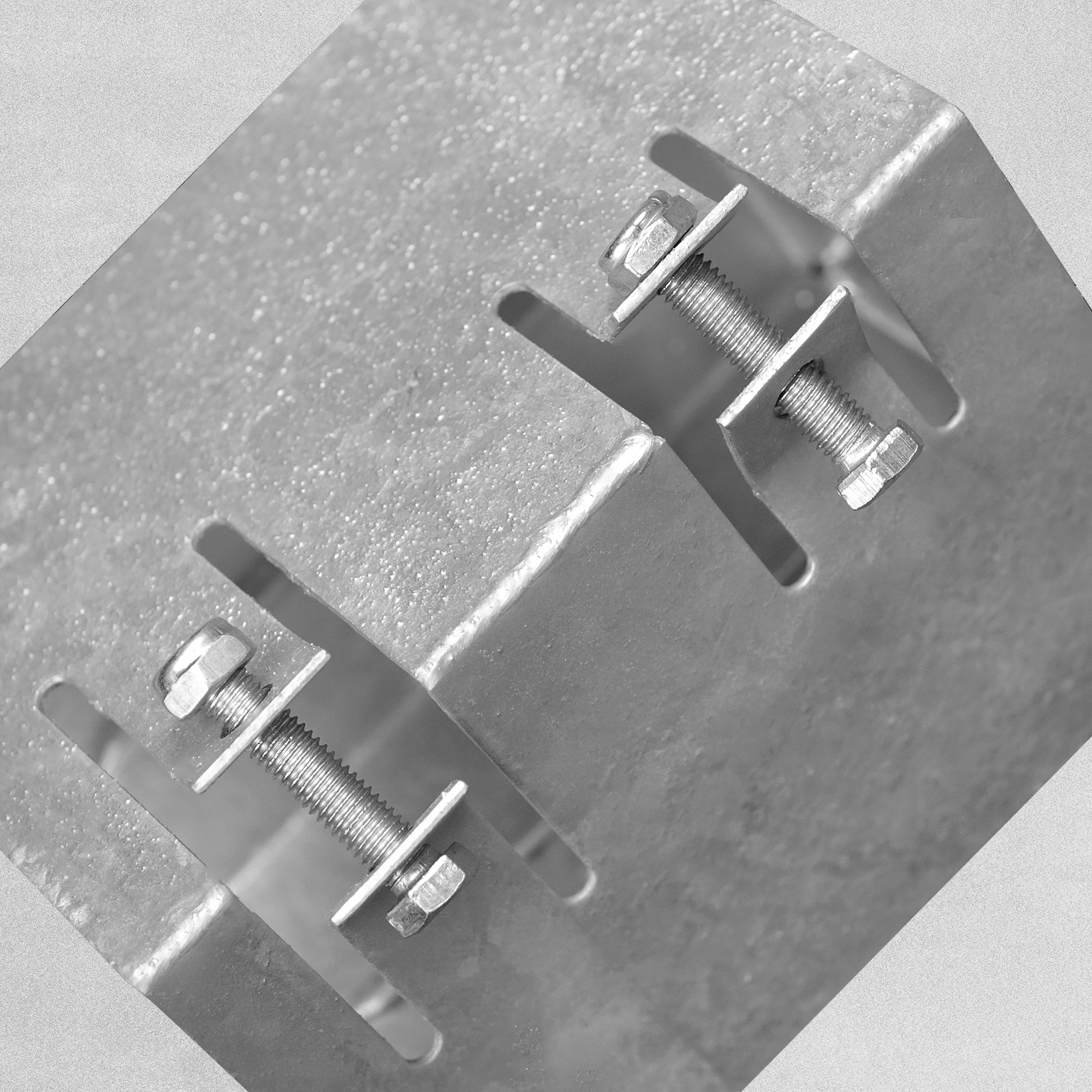 Perimeter DuoBolt Galvanised Ground Spike Fence Support - 50mm x 50mm
