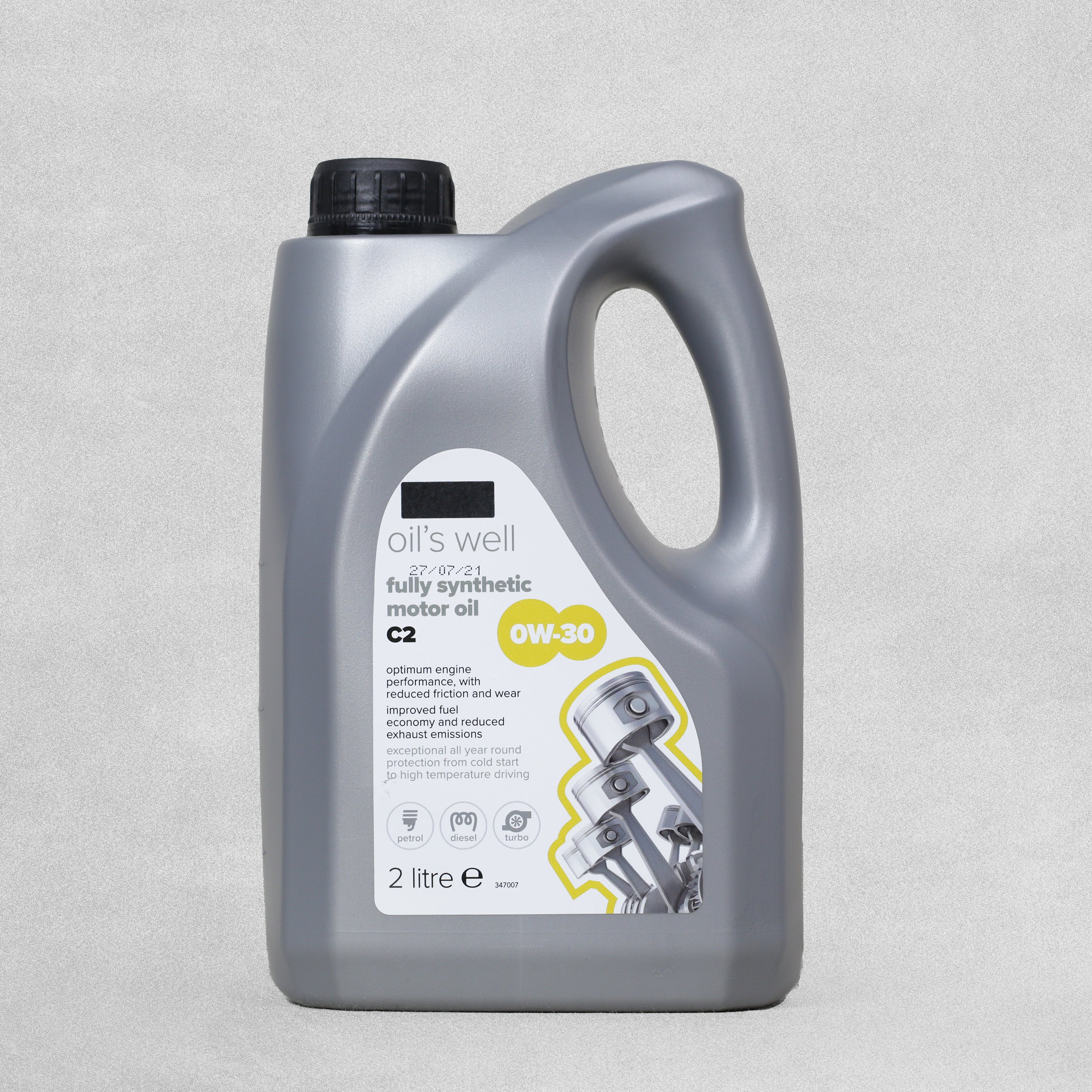 0W-30 Fully Synthetic C2 Motor Oil - 2 Litres